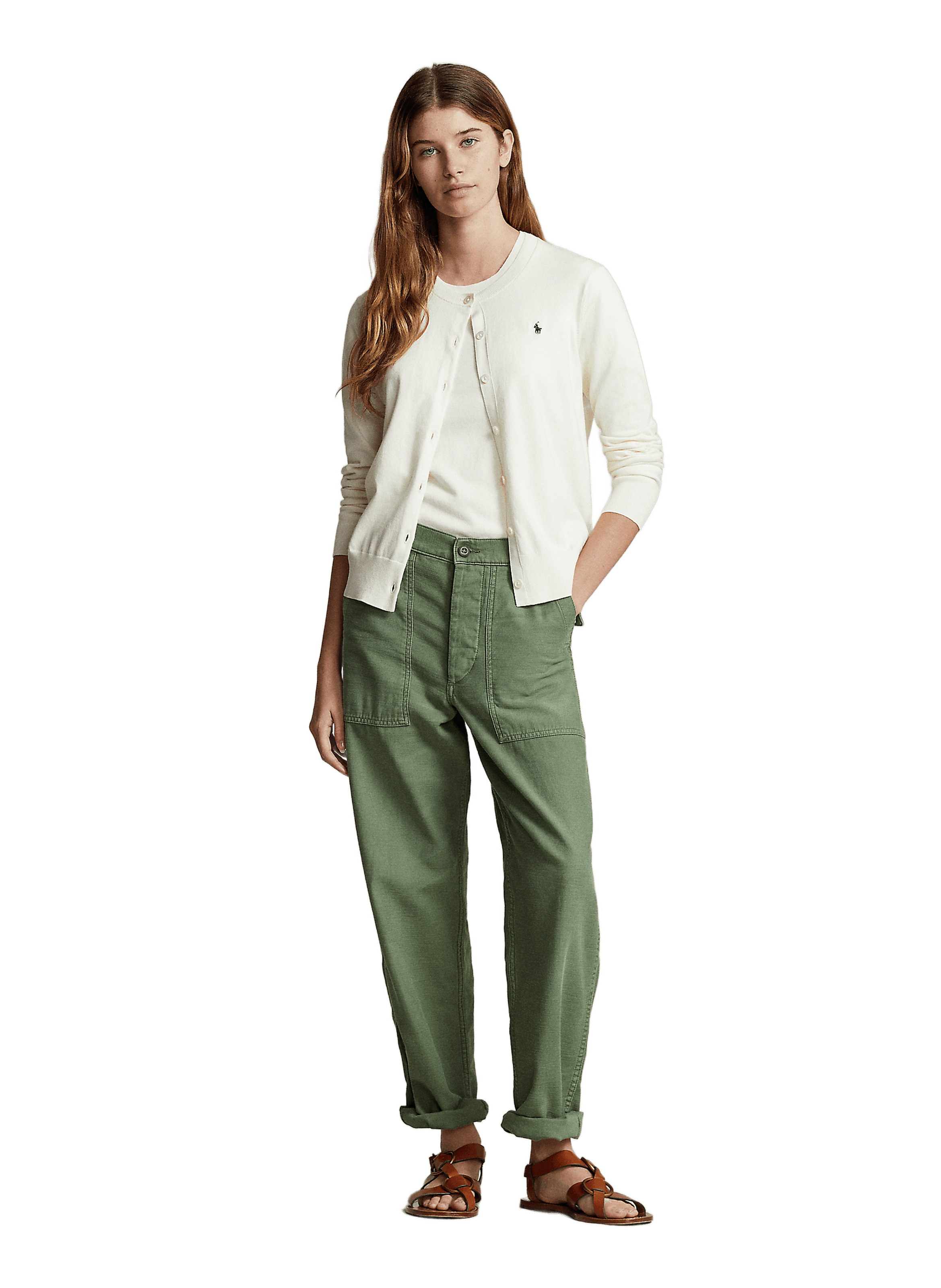 Gilet en coton POLO RALPH LAUREN Blanc