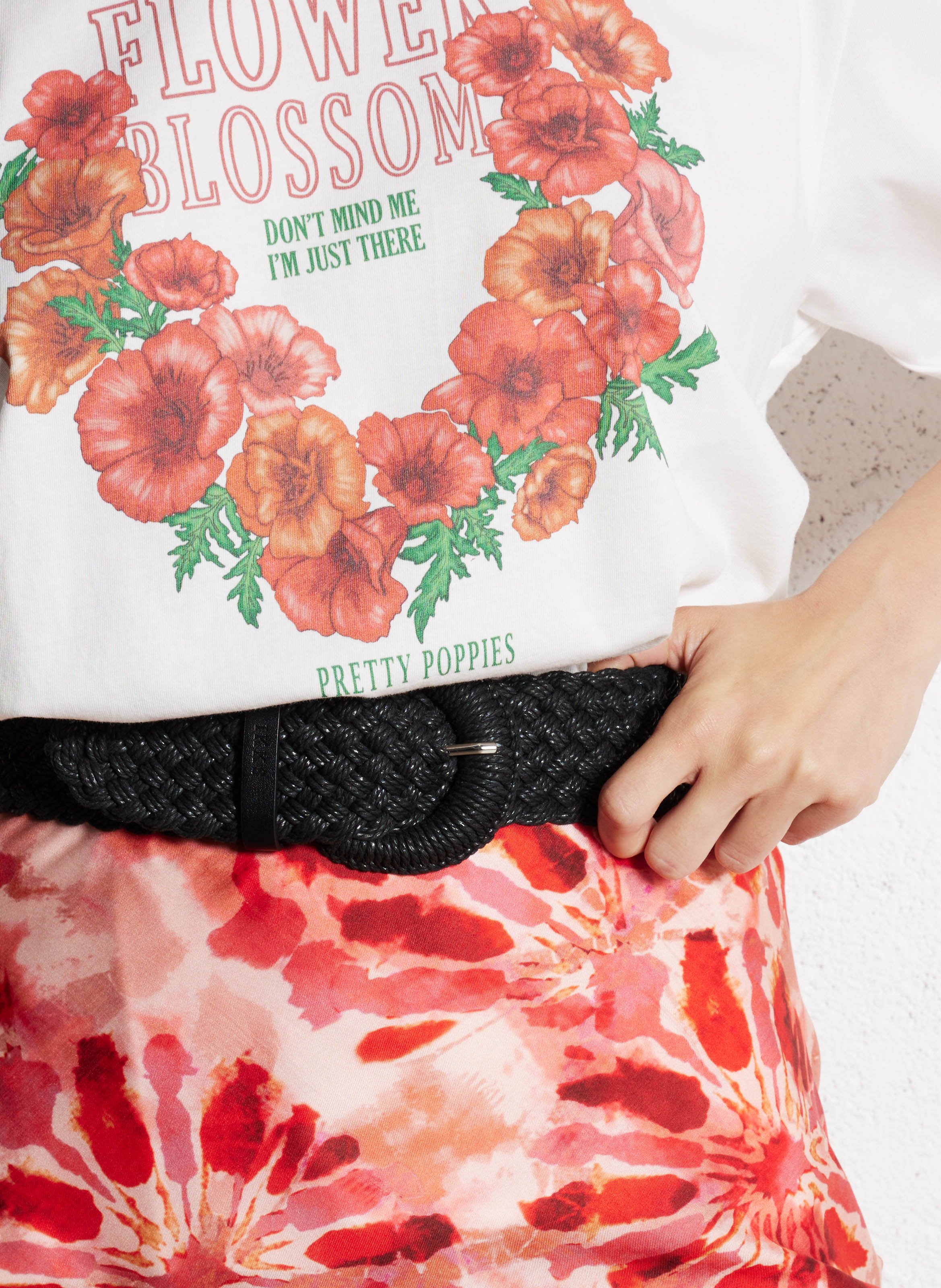 Ceinture tressée IKKS Noir