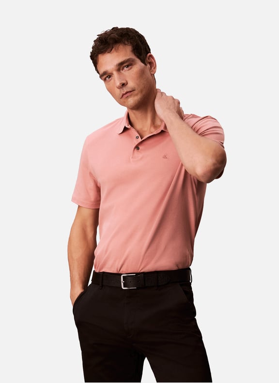 Polo en coton Orange by CALVIN KLEIN CALVIN KLEIN Polo en coton Orange