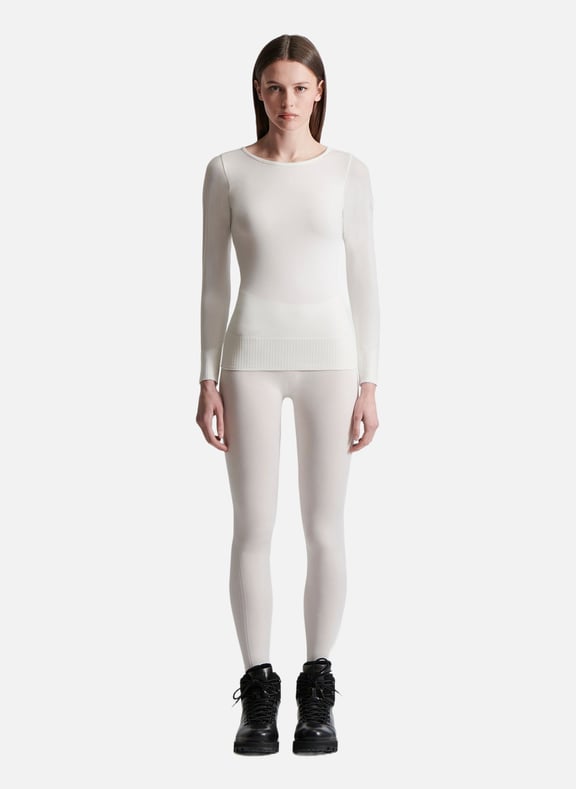 Sous pull troop col rond coupe regular Blanc by FUSALP FUSALP Sous pull troop col rond coupe regular Blanc