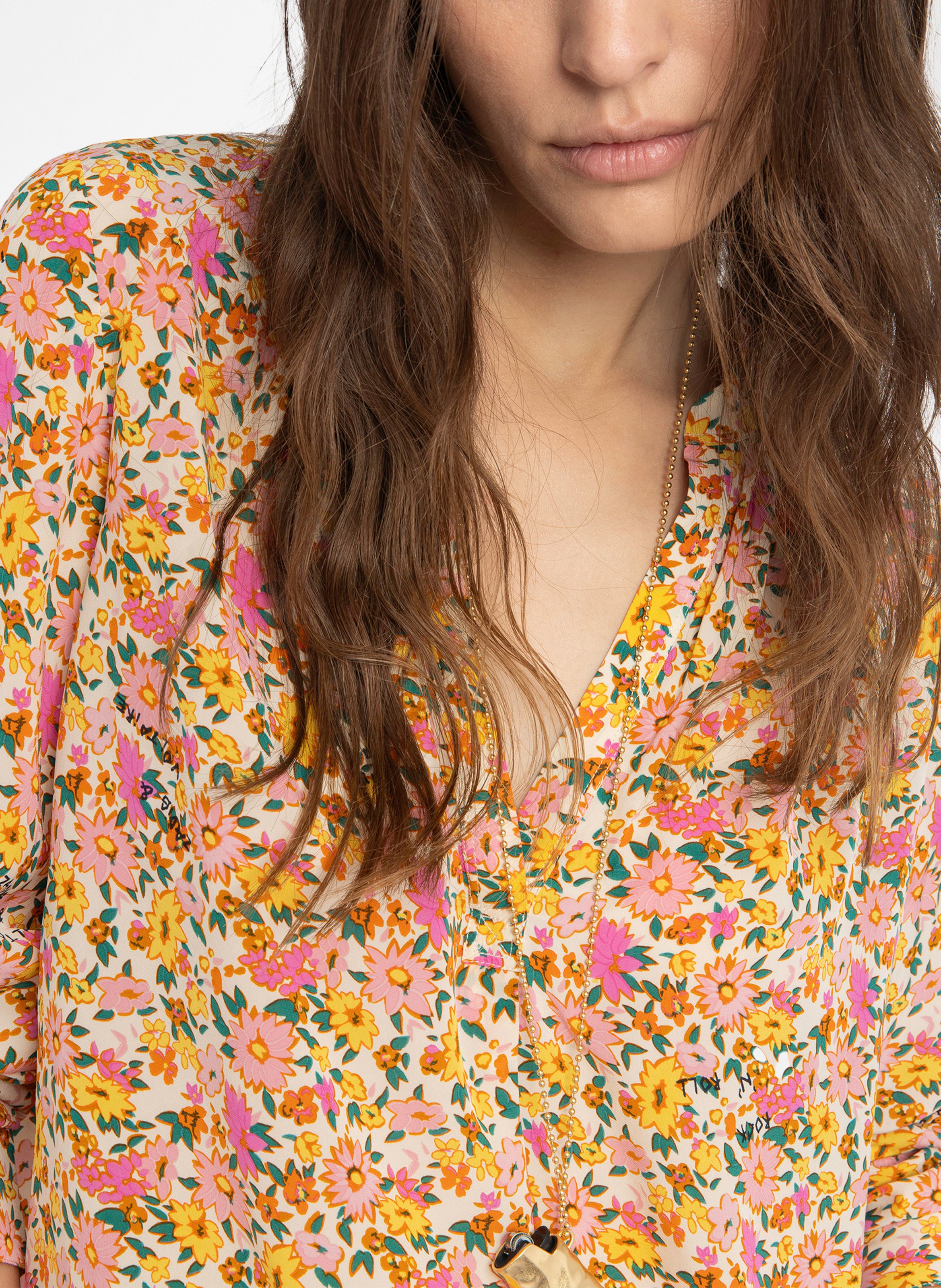 Chemise droite imprimée tink ZADIG&VOLTAIRE Blanc