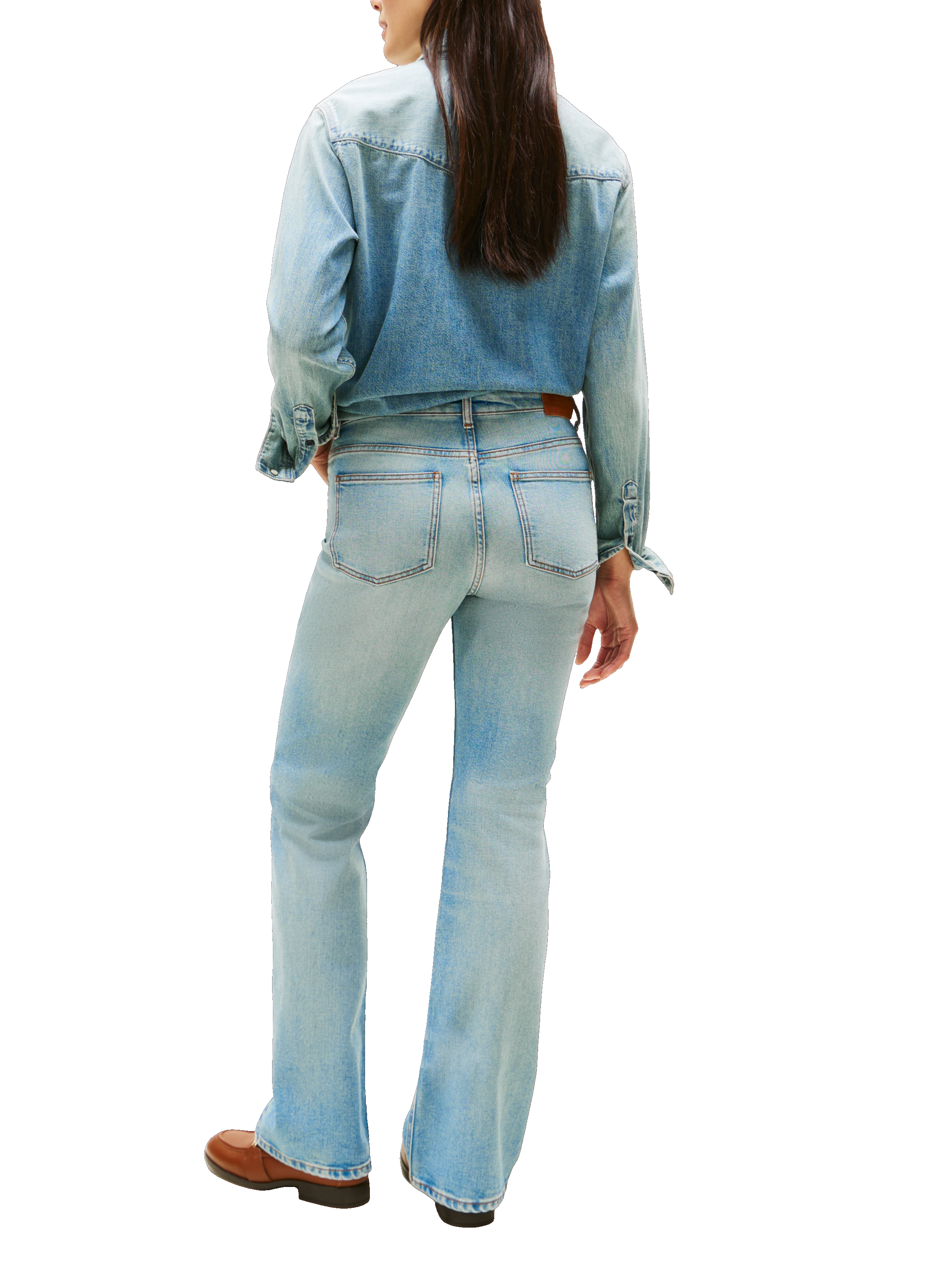 Jean bootcut taille mi-haute TOMMY HILFIGER Bleu