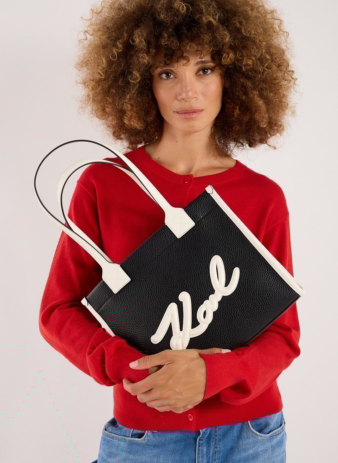 Sac cabas à motif KARL LAGERFELD Noir