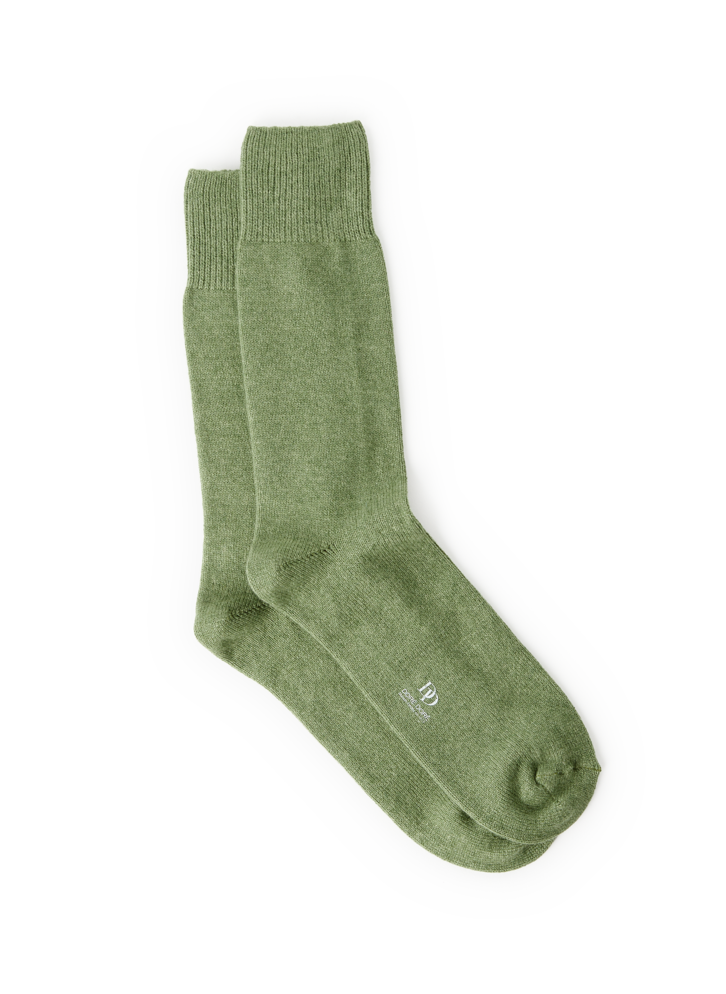 DORÉ DORÉ High wool blend socks Green