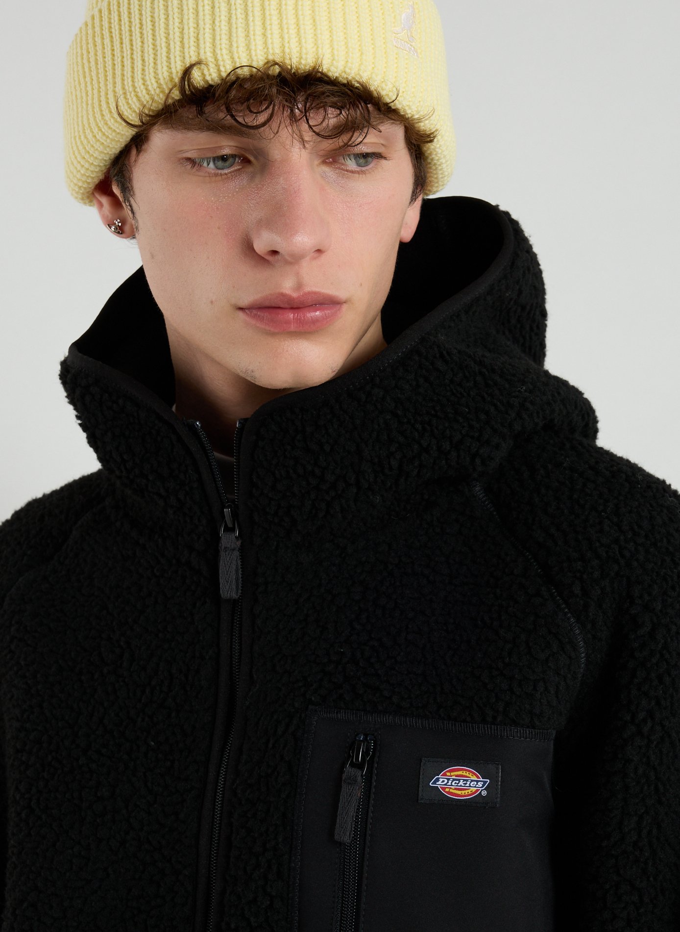 Oversized Hooded Jacket DICKIES Black
