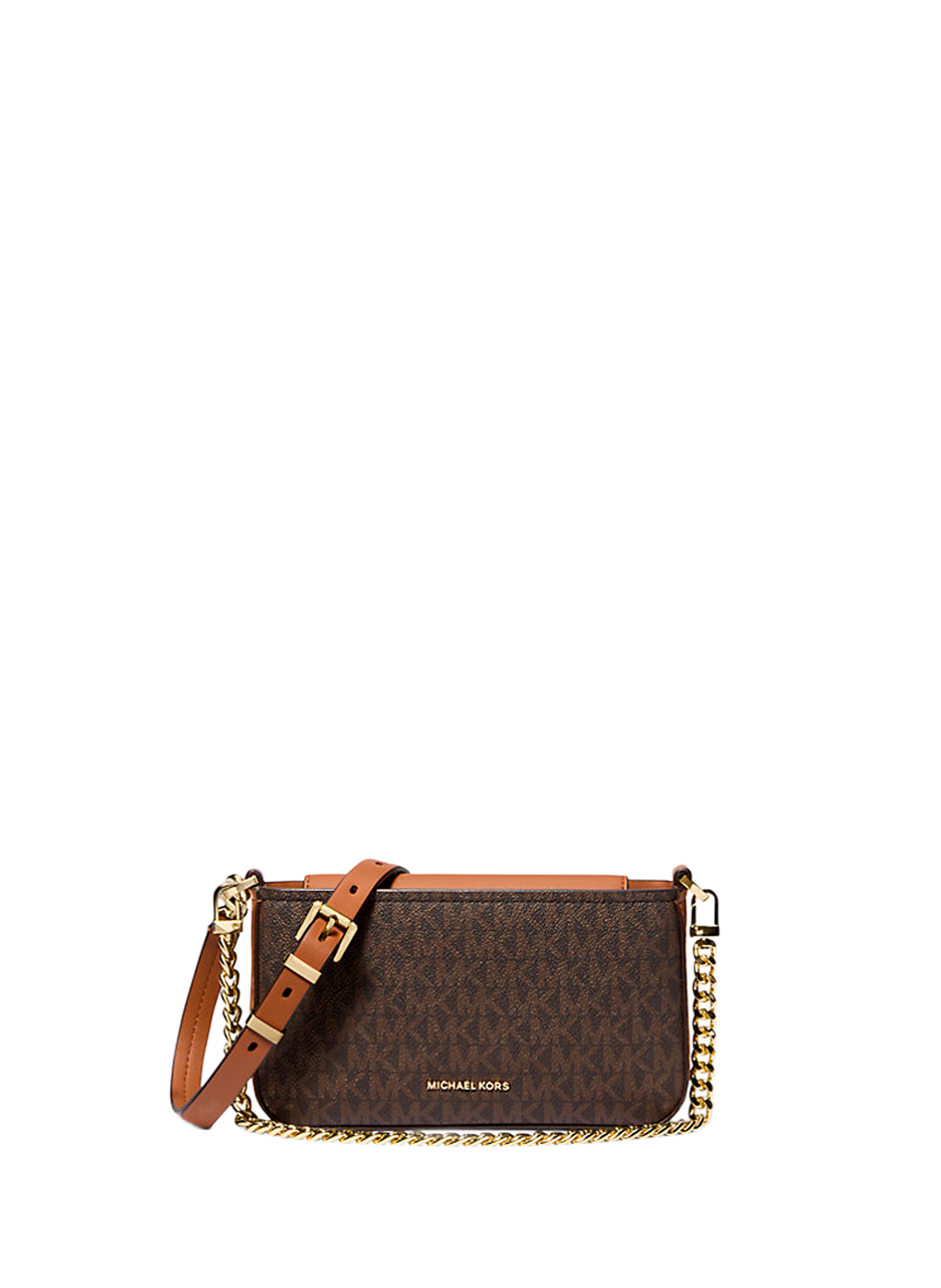 MICHAEL KORS Sac à bandoulière monogramme Marron