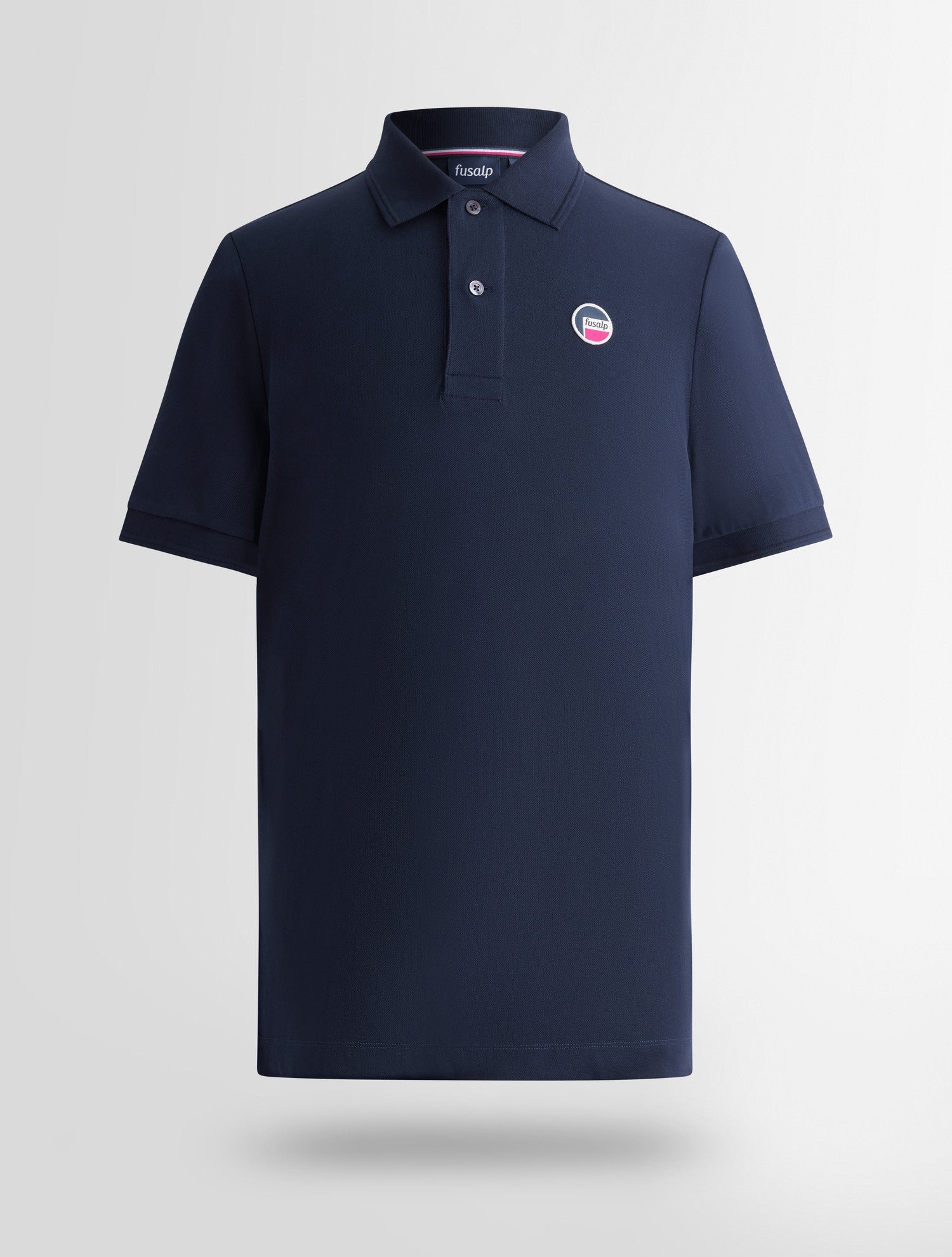 Polo manches courtes elbin col polo coupe ajustée FUSALP Bleu