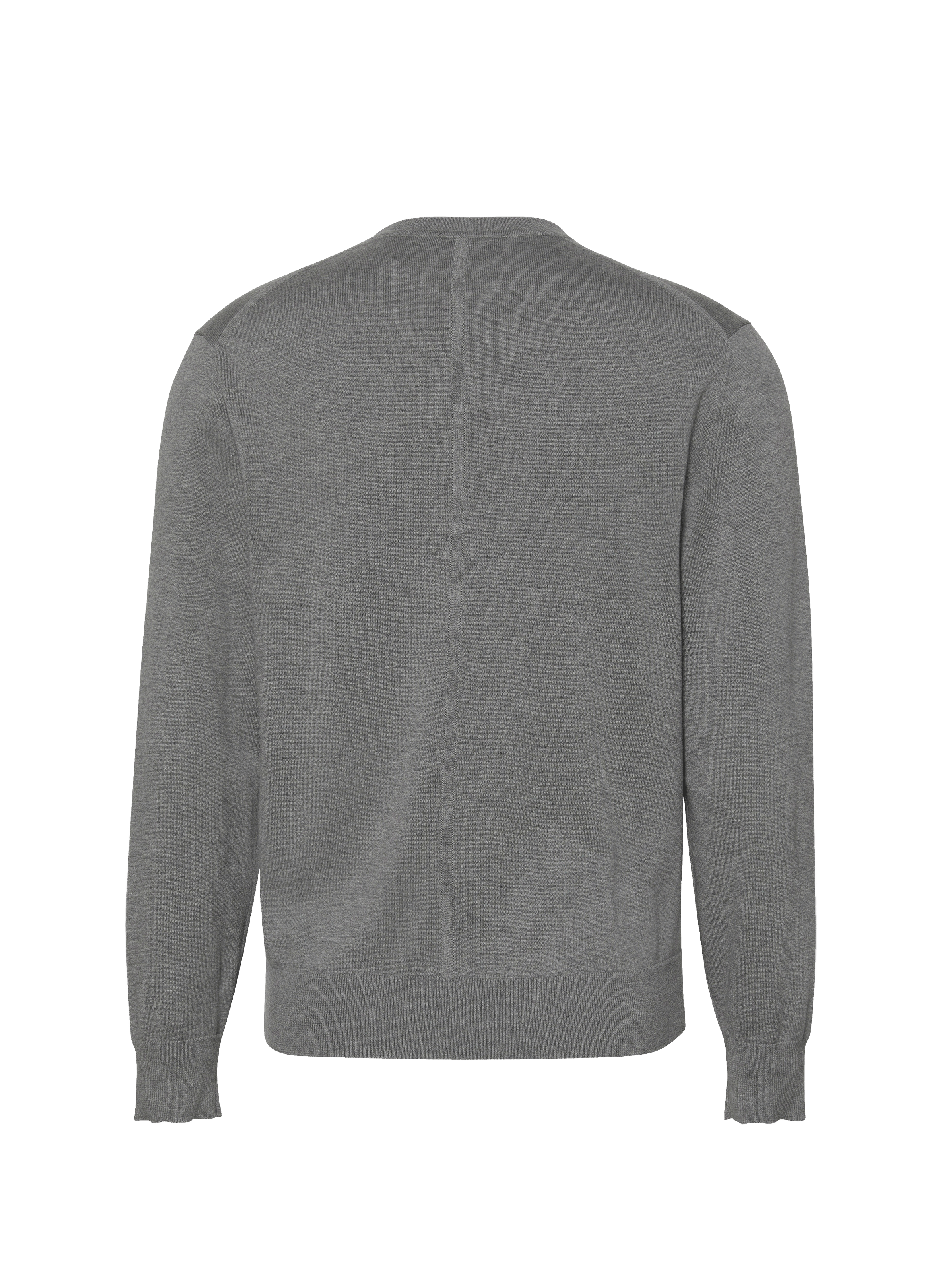 Fluffy cotton sweater CALVIN KLEIN Grey