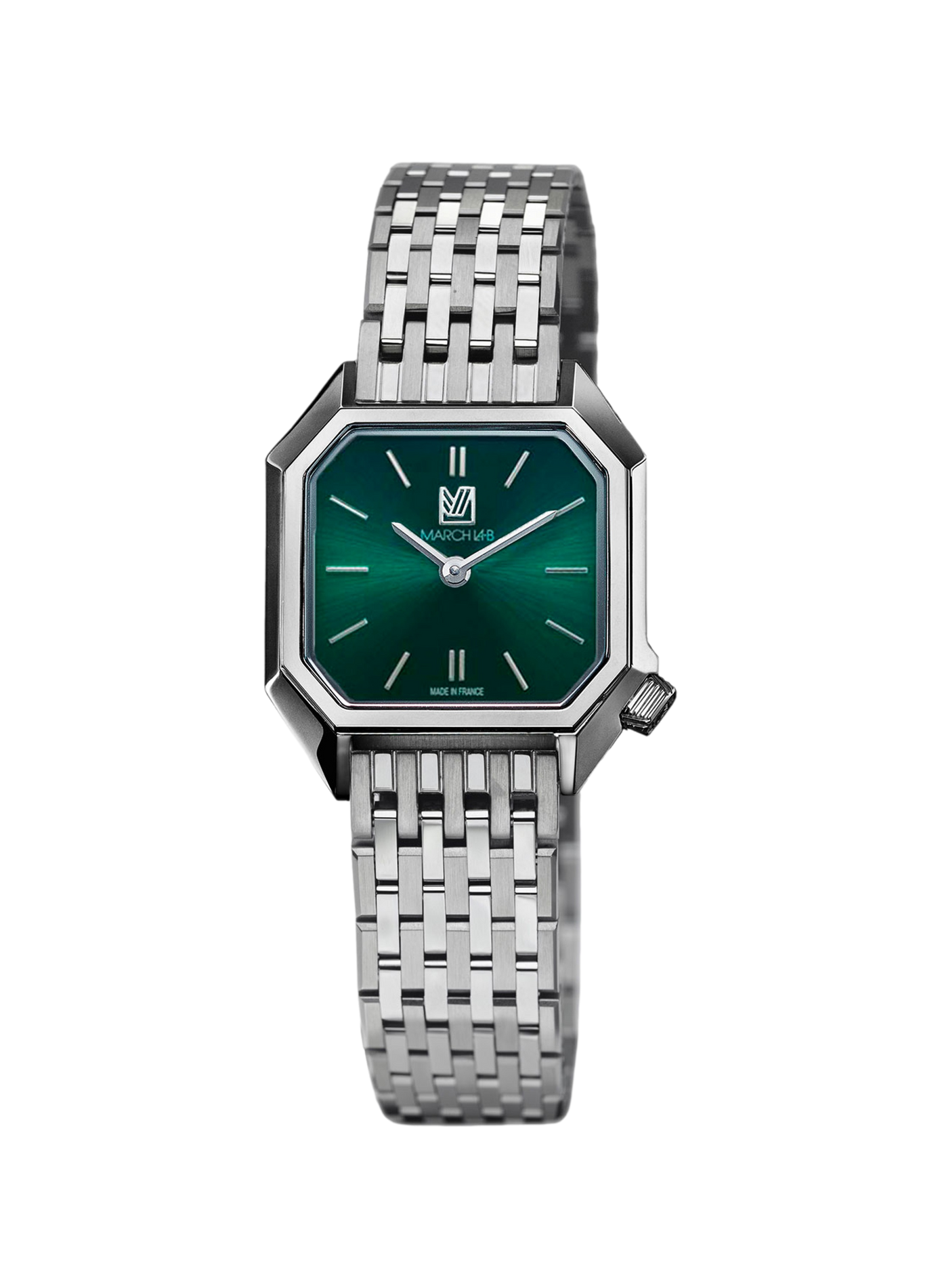 Montre quartz en acier MARCH LAB Vert