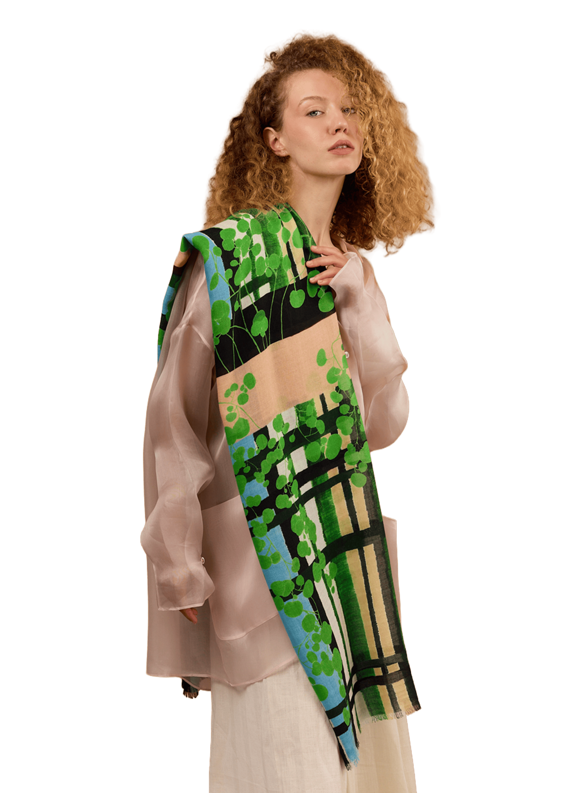 Tartan - Etole laine et soie PETITJEAN PARIS Multicolore