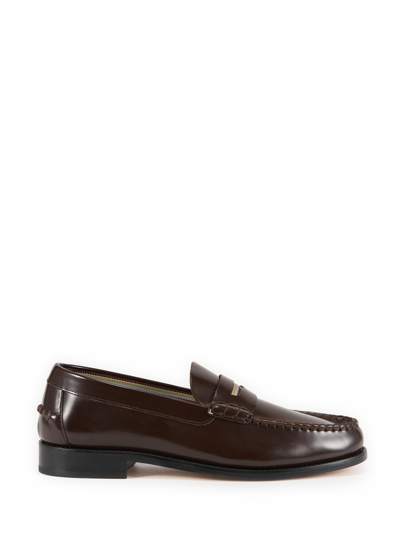 Leather Lido loafers PAUL SMITH Brown