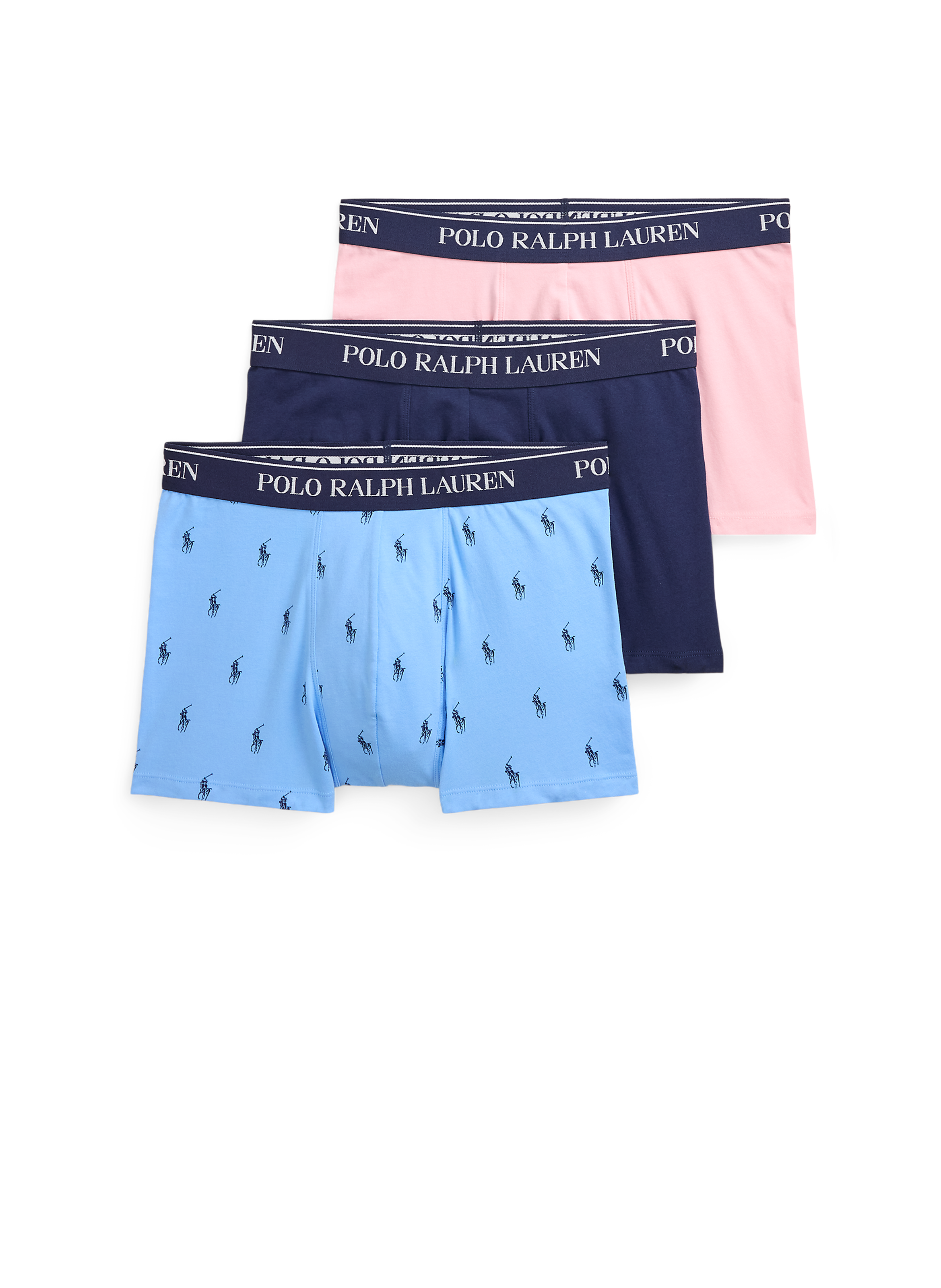 Lot de 3 boxers en coton POLO RALPH LAUREN Multicolore