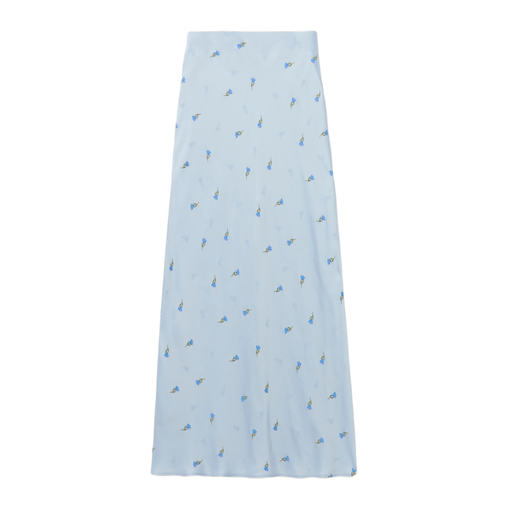 Jupe longue évasée imprimée CLAUDIE PIERLOT Bleu