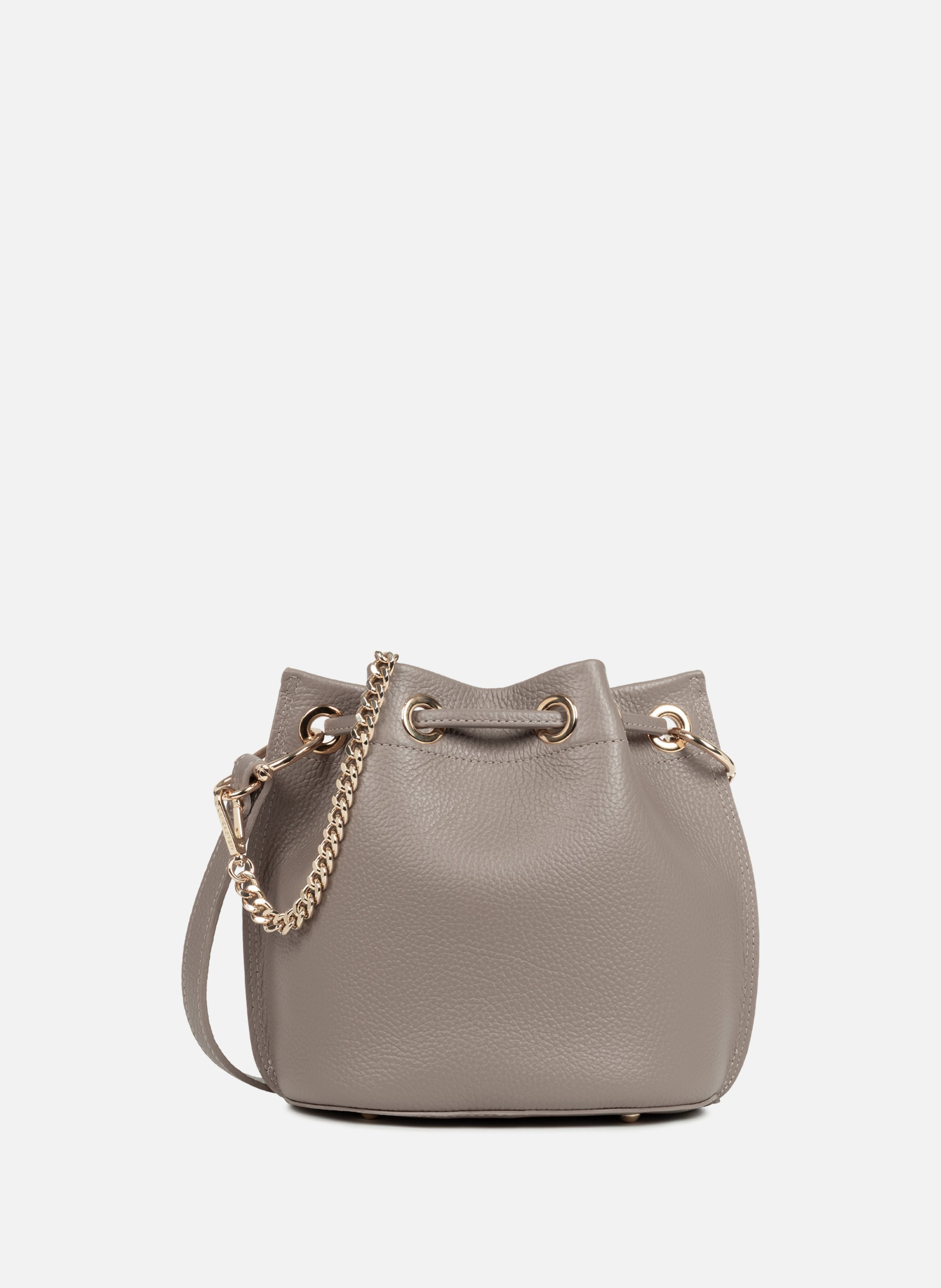 Petit sac bourse - alba double LANCASTER Gris