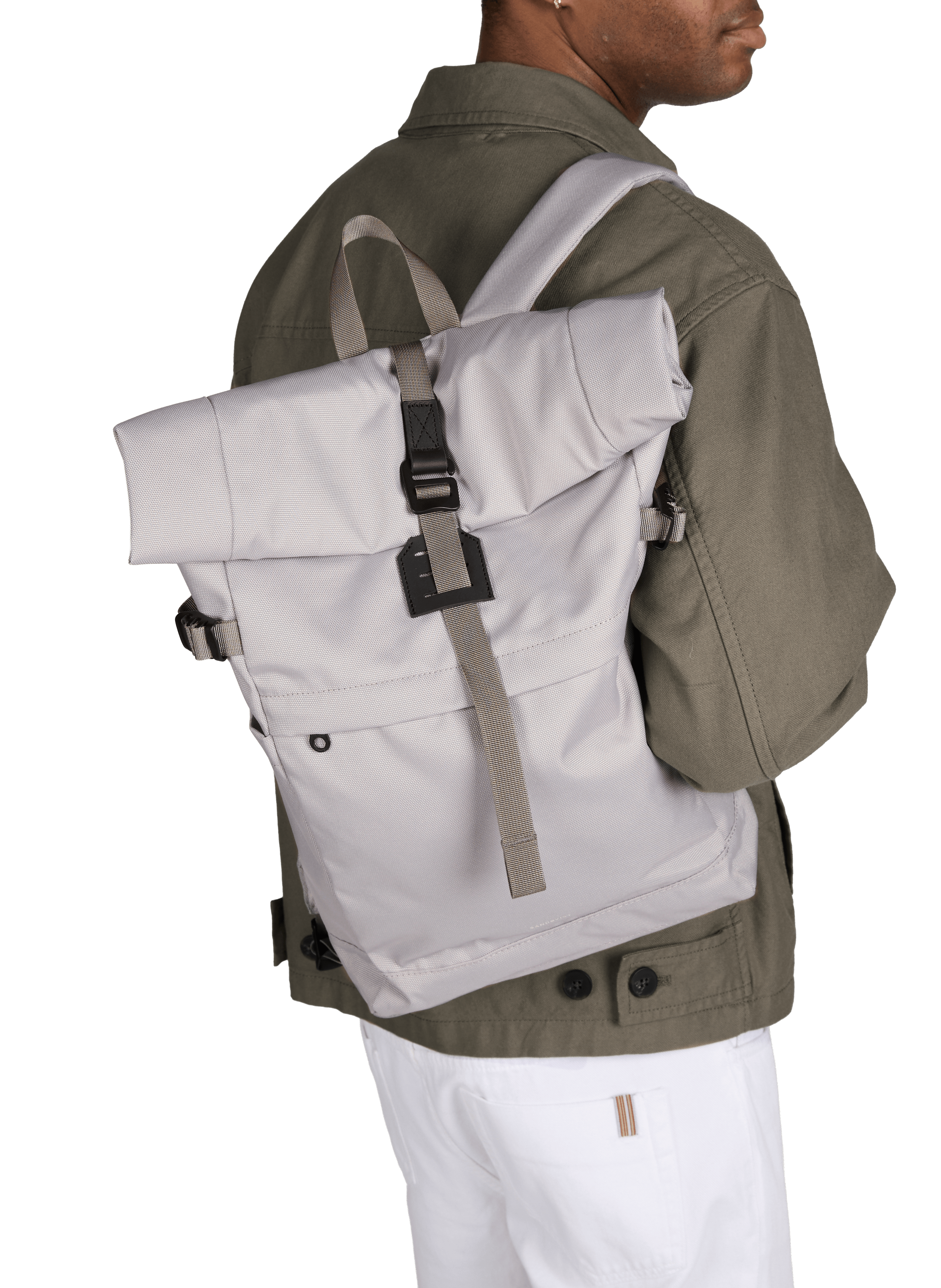 Sac à dos Icon Rolltop M SANDQVIST Gris