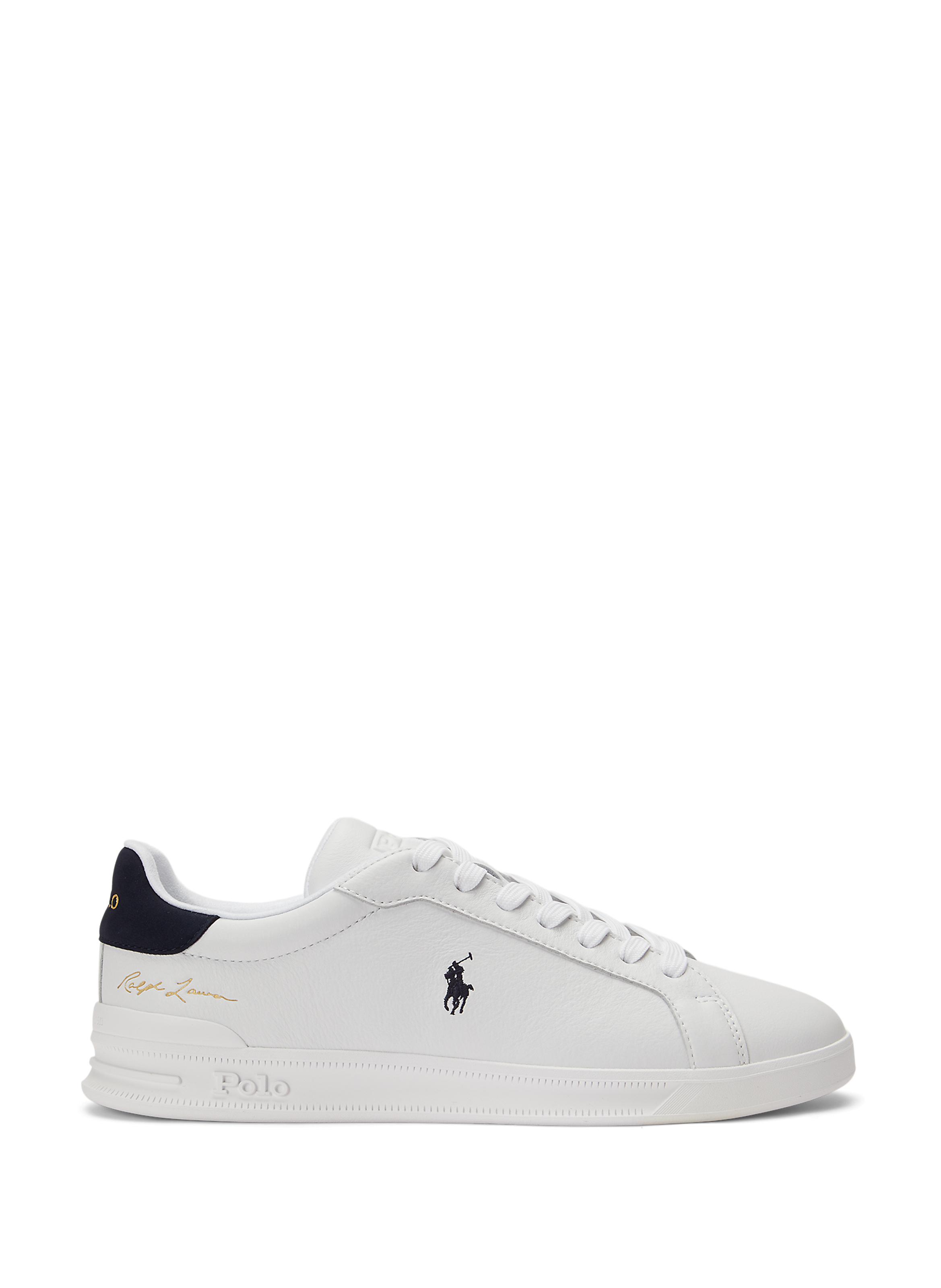 Baskets basses en cuir de vache POLO RALPH LAUREN Multicolore