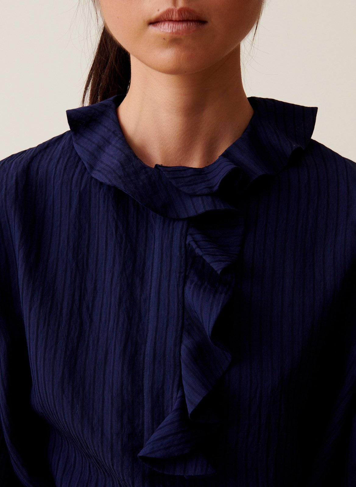 Robe courte à rayures CLAUDIE PIERLOT Bleu