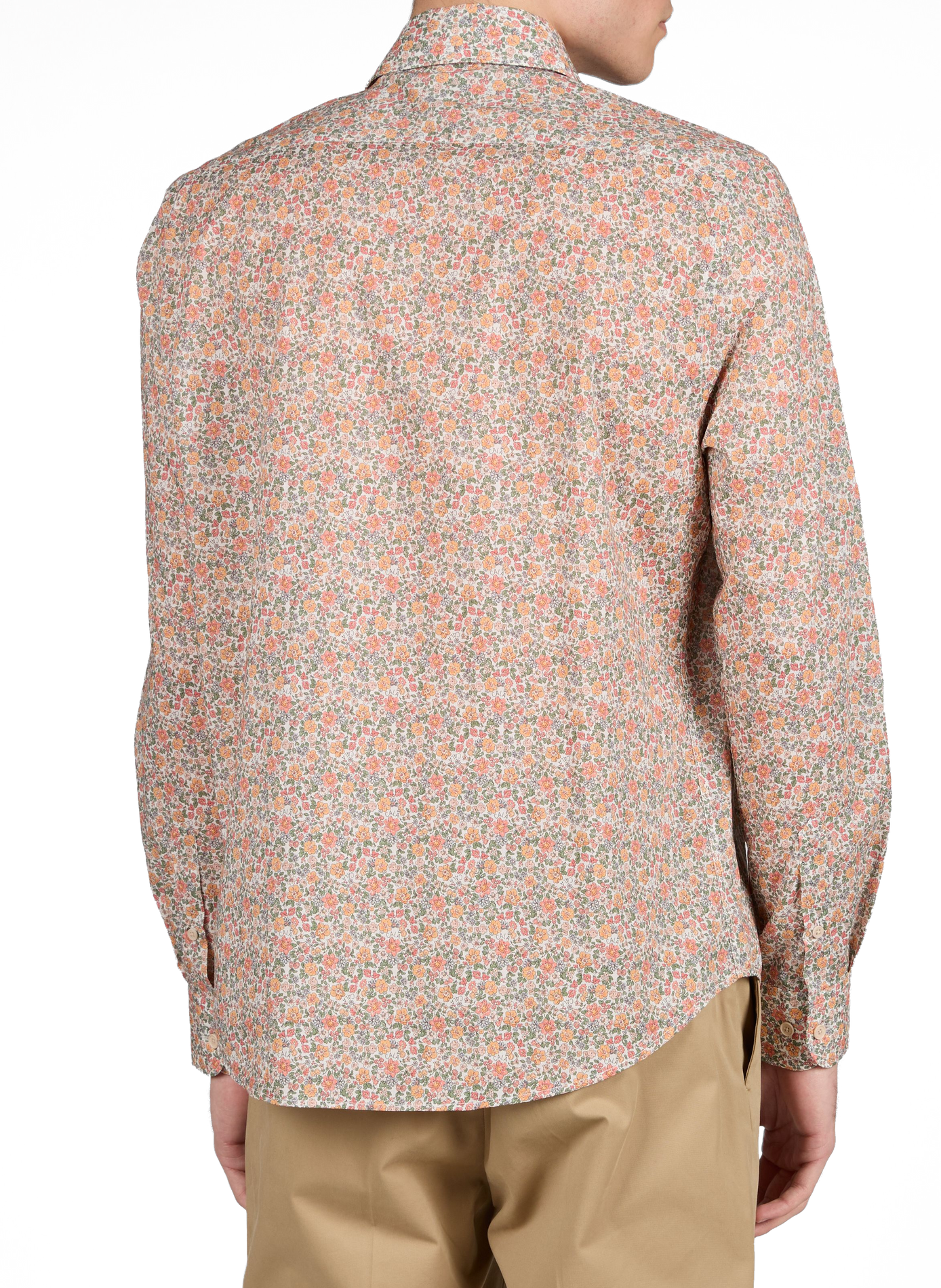 Quentin floral cotton shirt 1789 CALA Beige