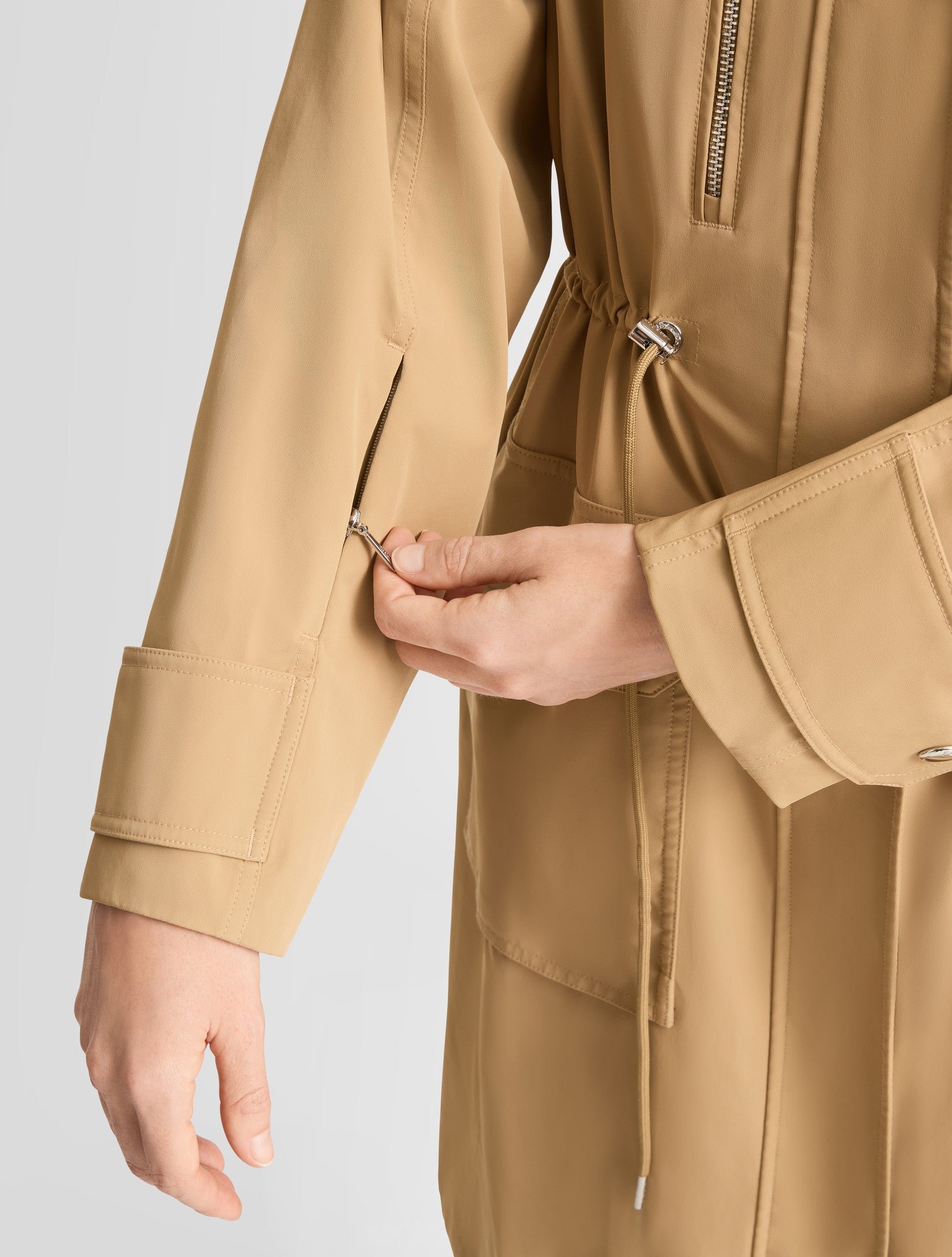 Parka melroo col capuche coupe ample FUSALP Beige