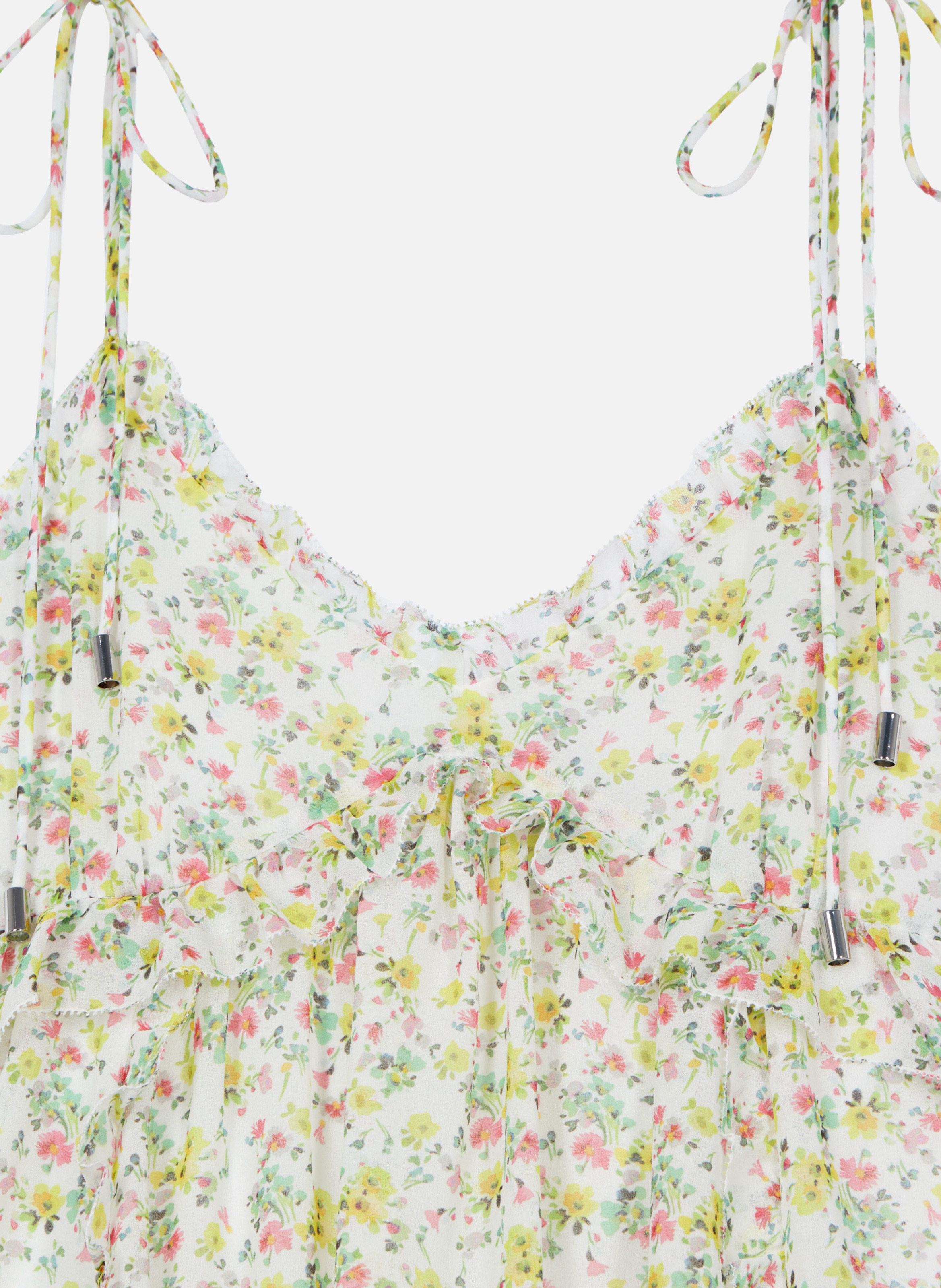 Robe courte imprimé THE KOOPLES Blanc