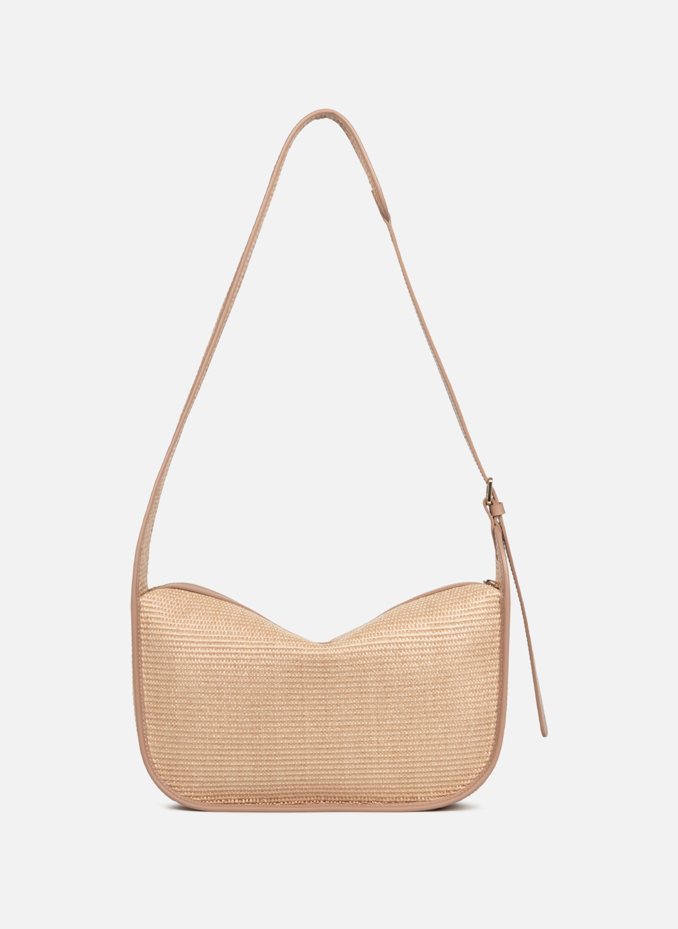Sac besace - mini osier LANCASTER Beige