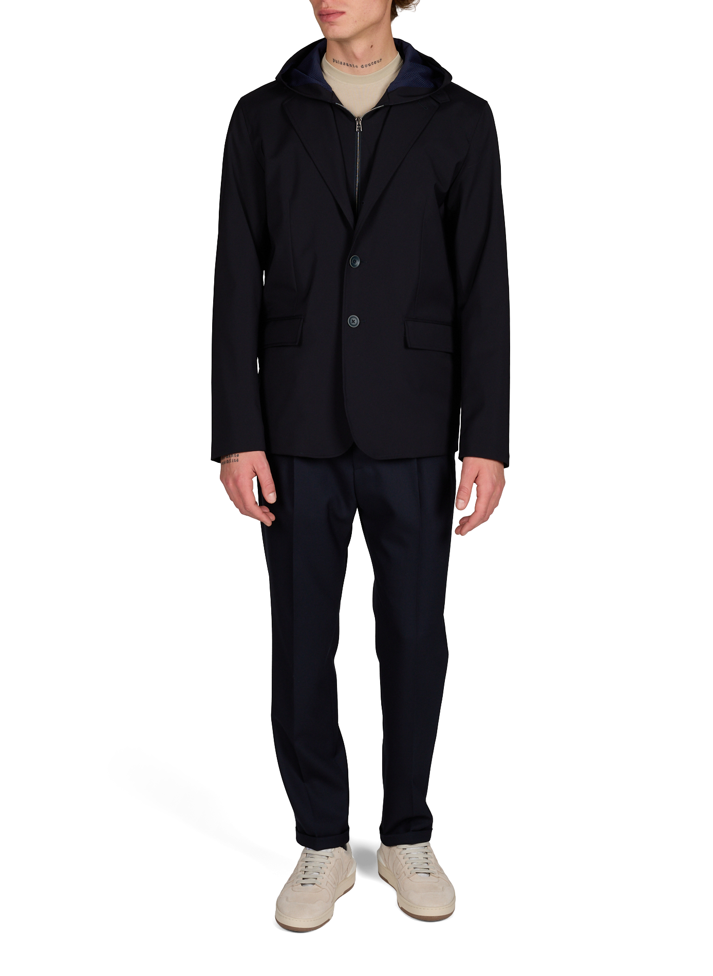 Removable lightweight jacket HERNO Blue