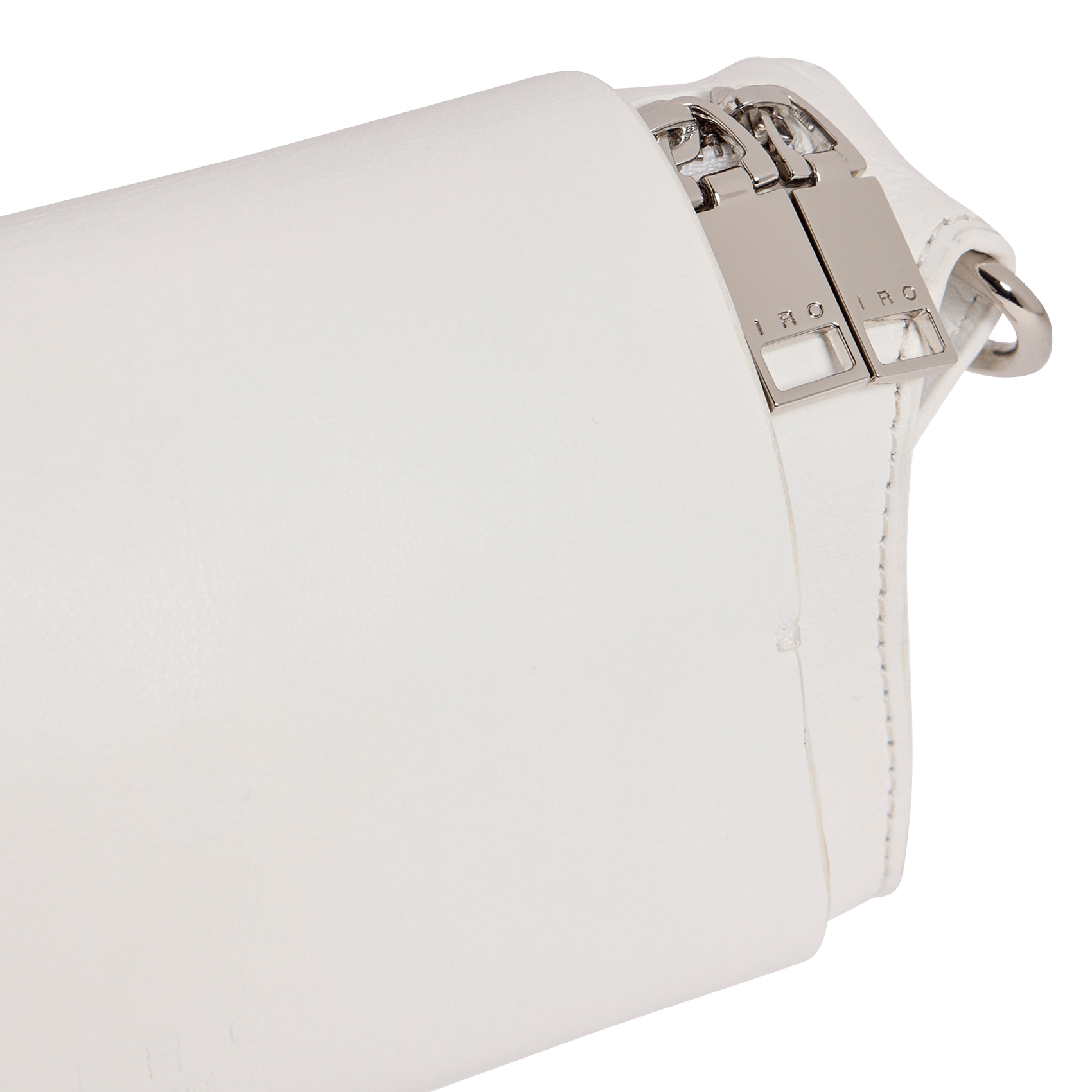 Sac porté épaule en cuir loop IRO Blanc