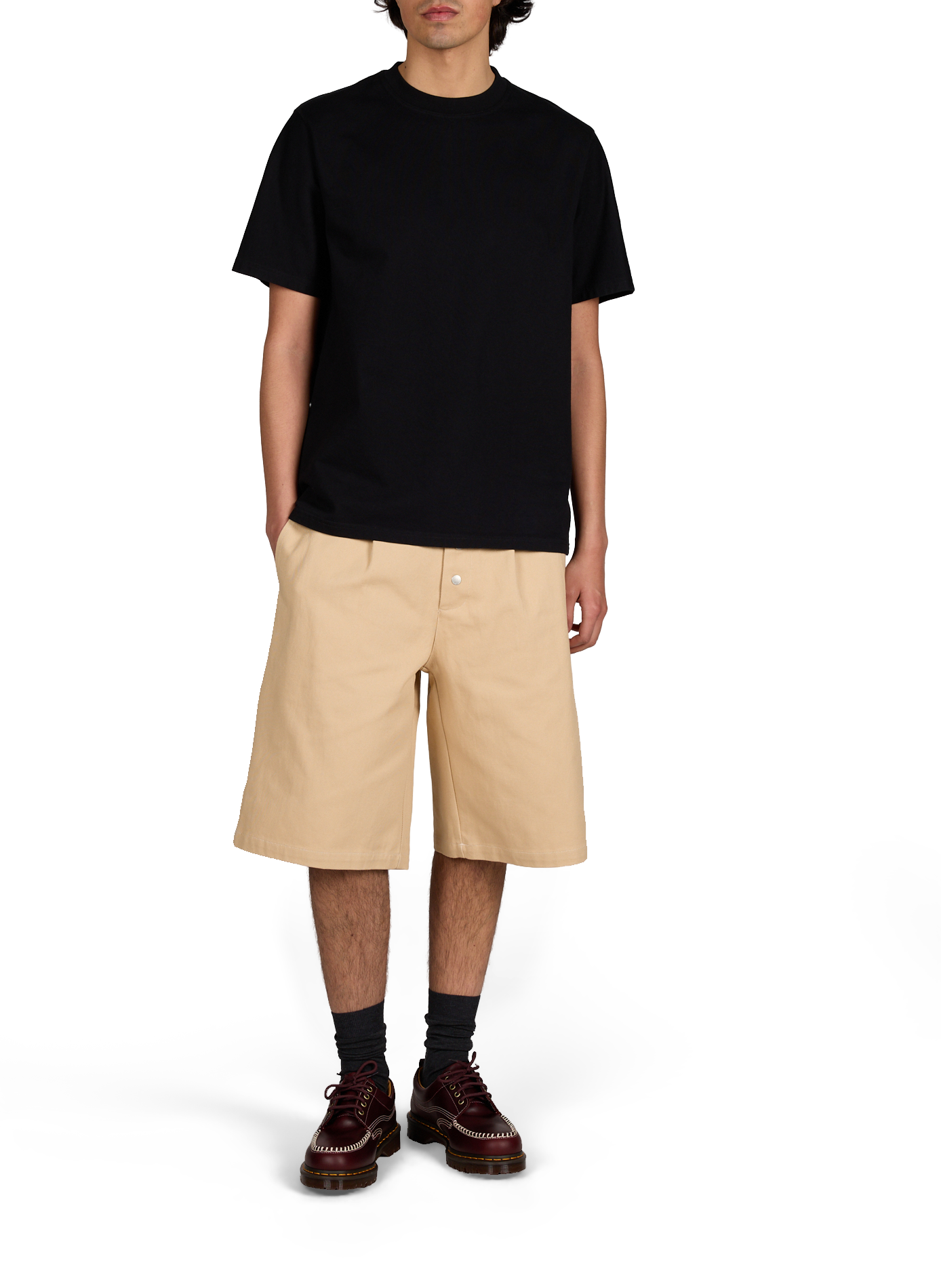 Lowell leather derbies DR. MARTENS Red