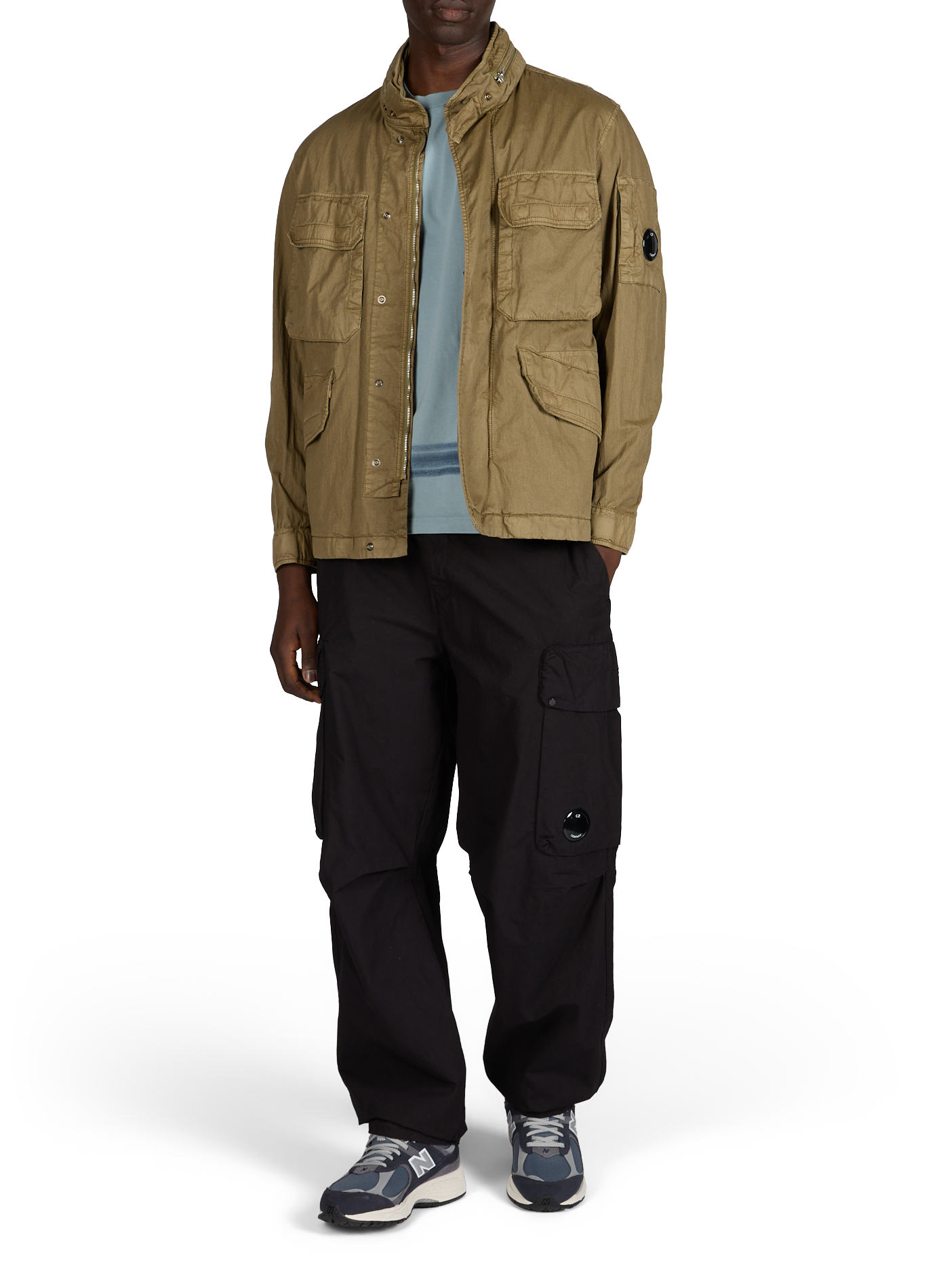 Straight Jacket 50 Fili Wax Field CP COMPANY Green