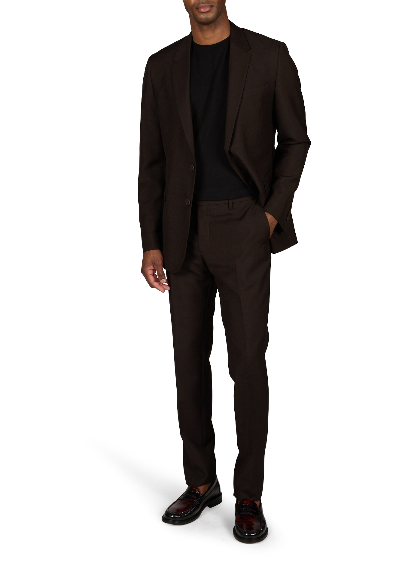 Hilm wool and mohair suit jacket SAISON 1865 Brown
