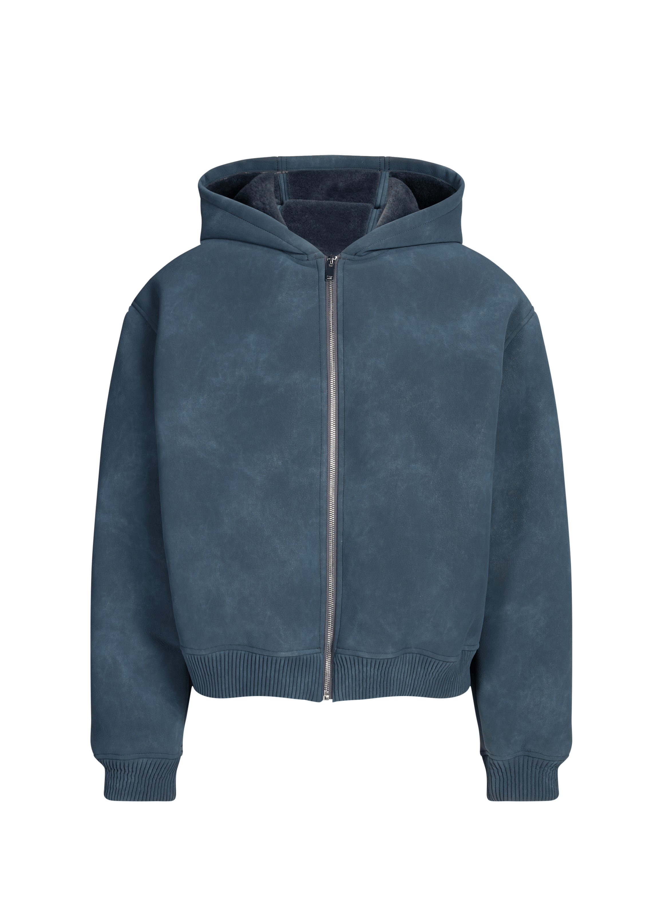 Blouson uni à capuche SAISON 1865 Bleu