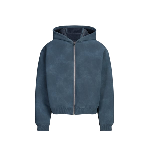 Blouson uni à capuche Blouson uni à capuche