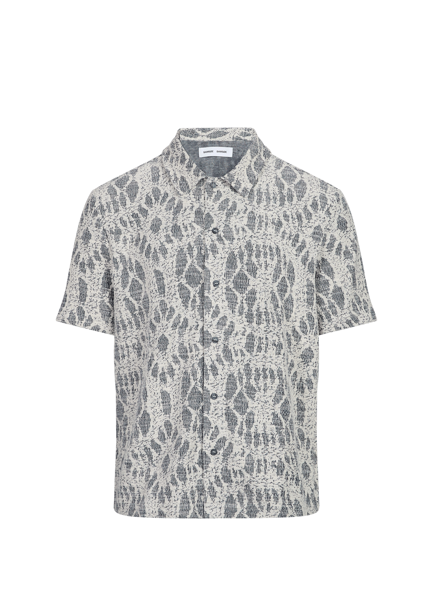 Polo imprimé SAMSOE SAMSOE Blanc