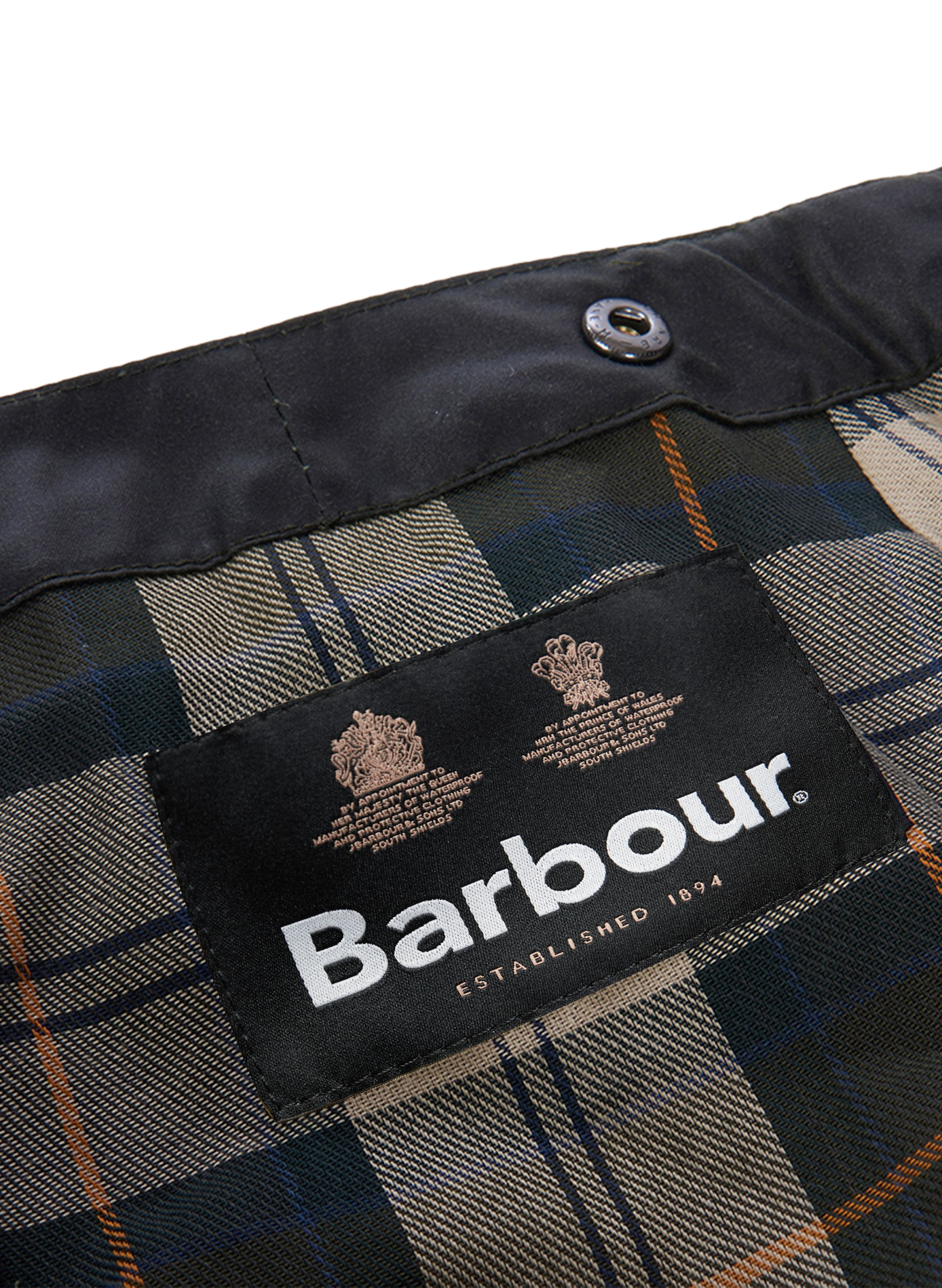 Cotton Wax Barbour Hood BARBOUR Green