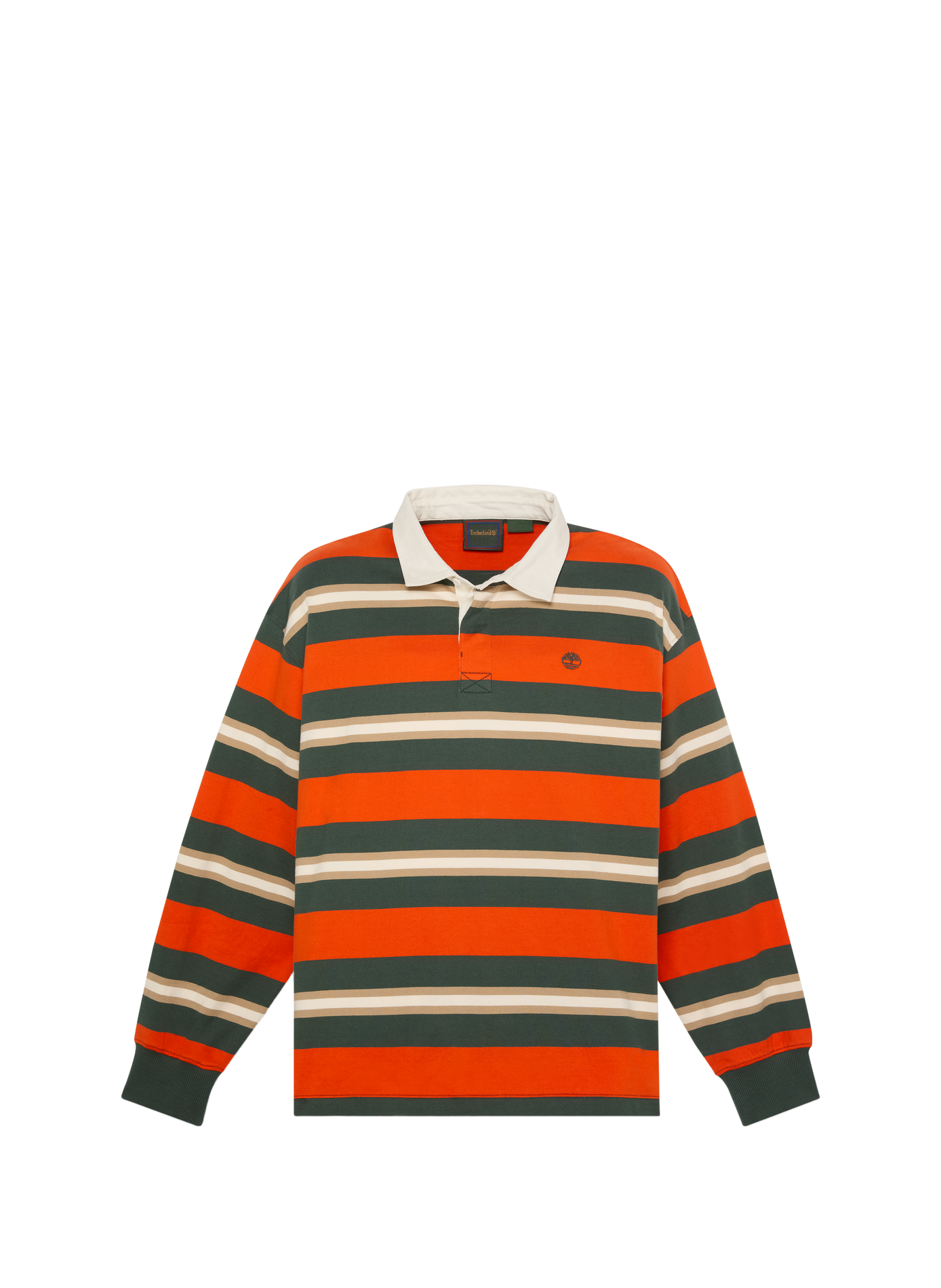 Polo manches longues en coton TIMBERLAND Orange