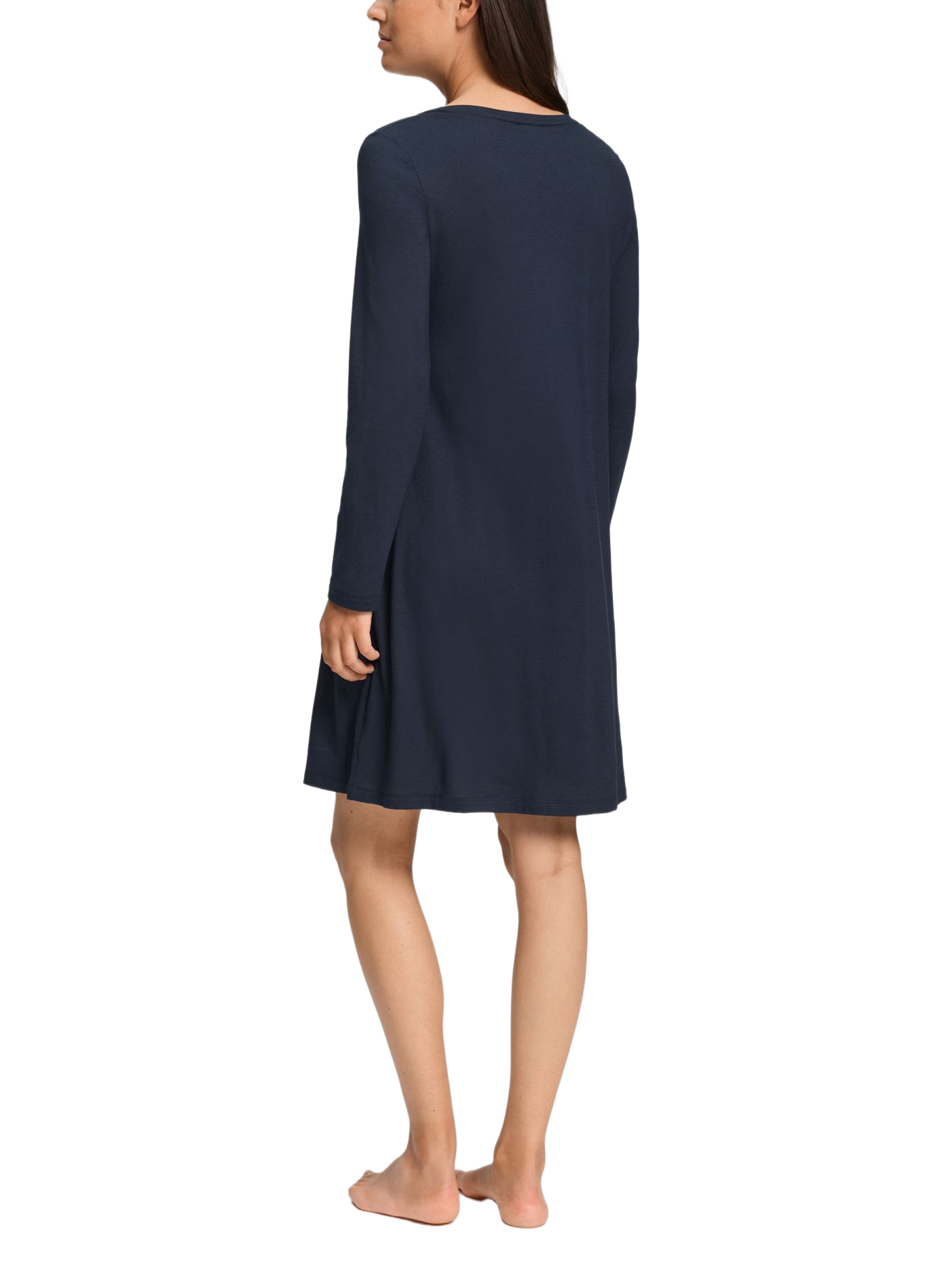 Cotton blend nightshirt HANRO Blue