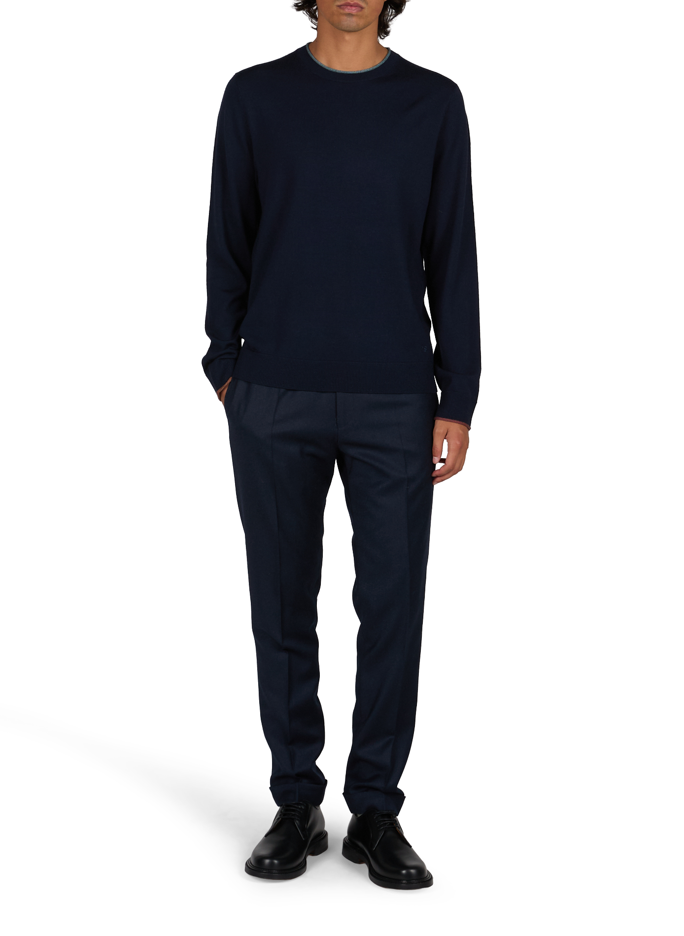 Round neck wool sweater PAUL SMITH Blue