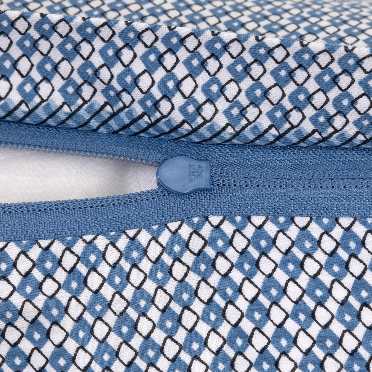 Taie d'oreiller en satin de coton, logan BOSS HOME Bleu
