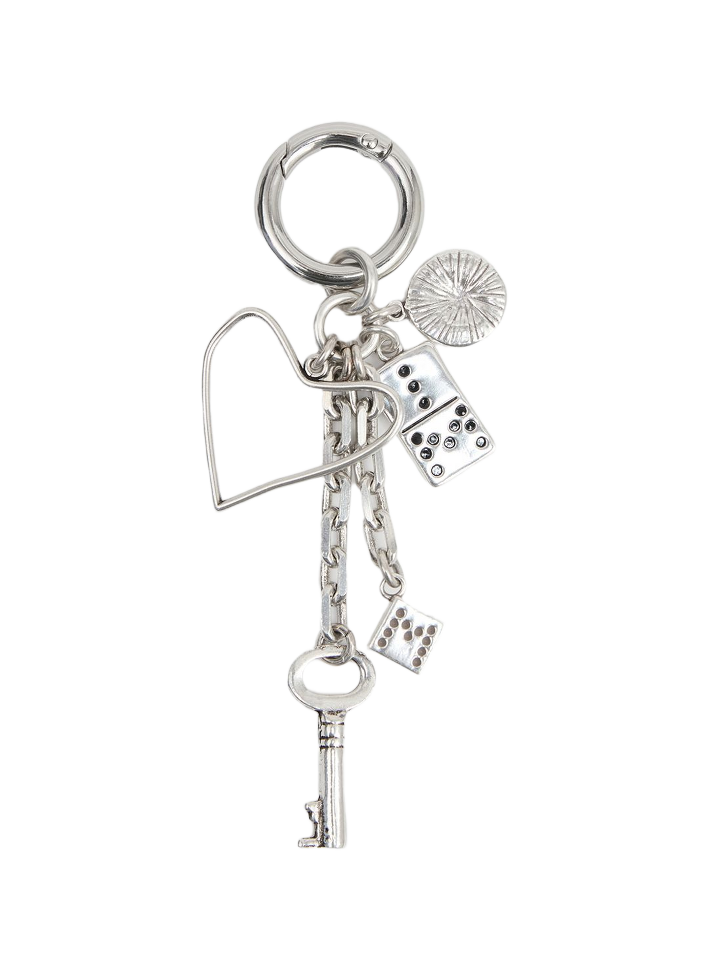 Porte-clés Charms Heart kr ISABEL MARANT Argent