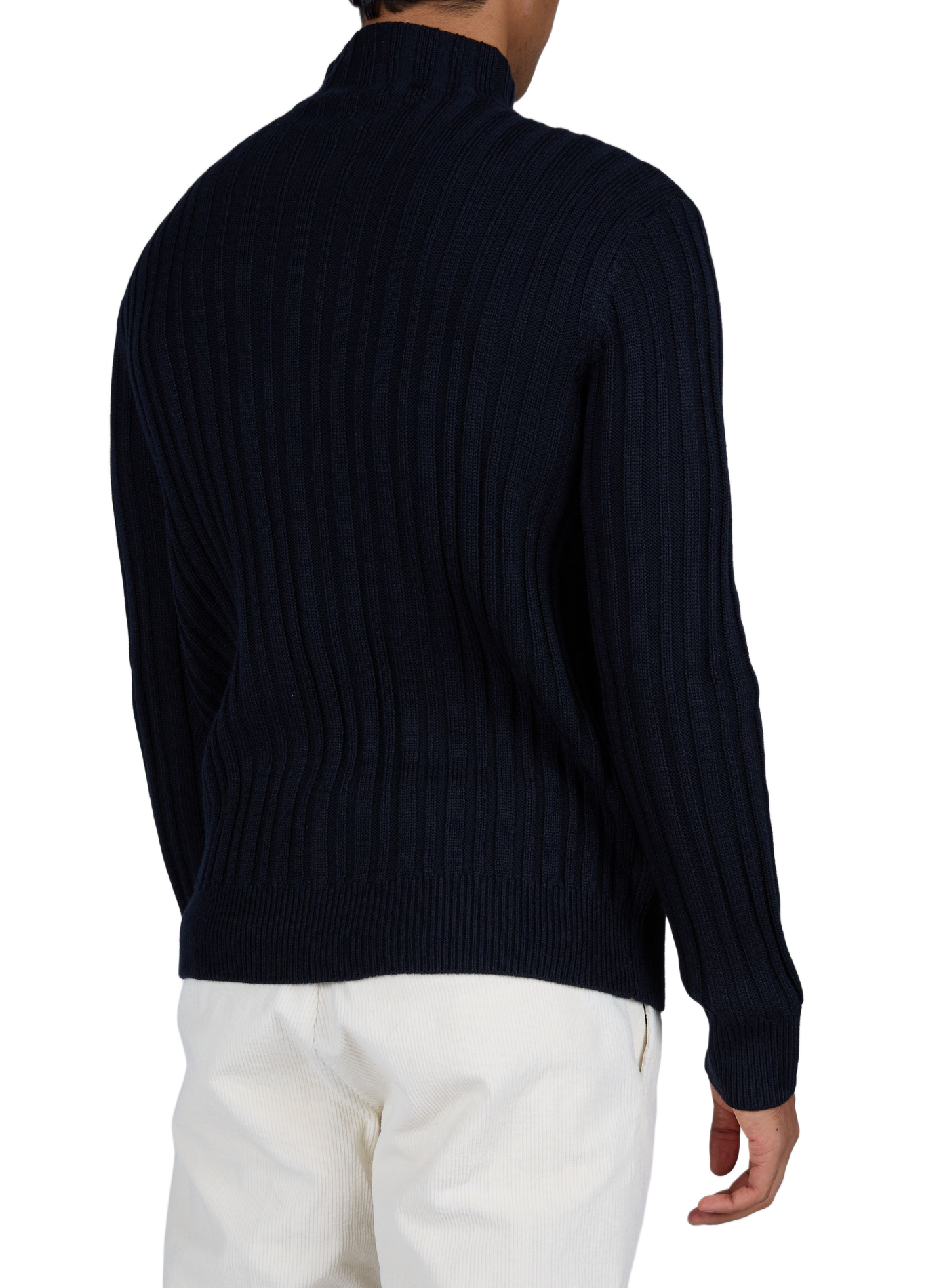 Zip-up high-neck solid color vest ARMANI EXCHANGE Blue