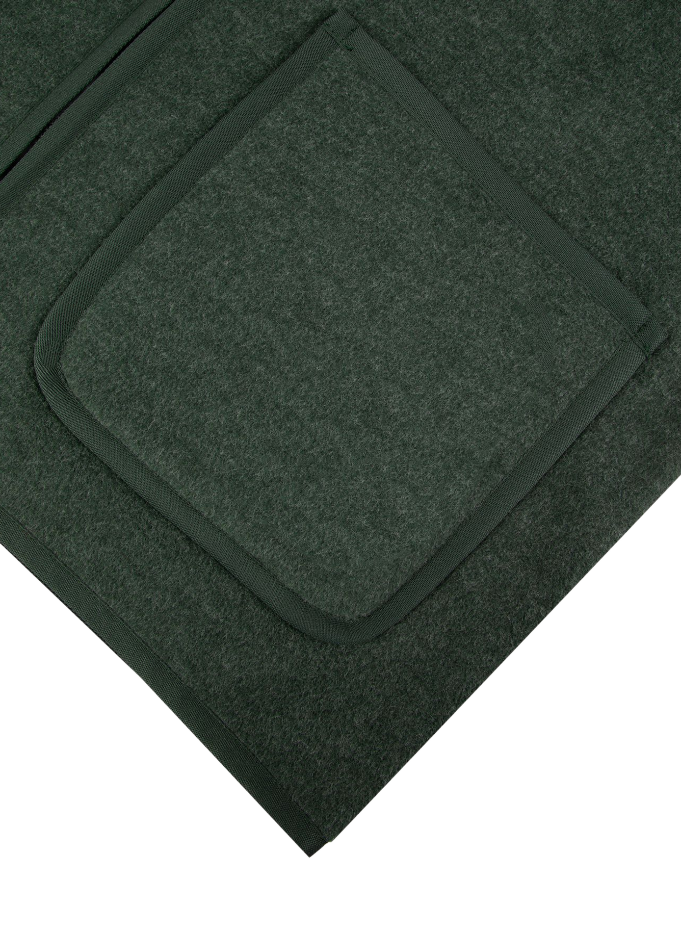 Straight-cut fleece jacket FAGUO Green
