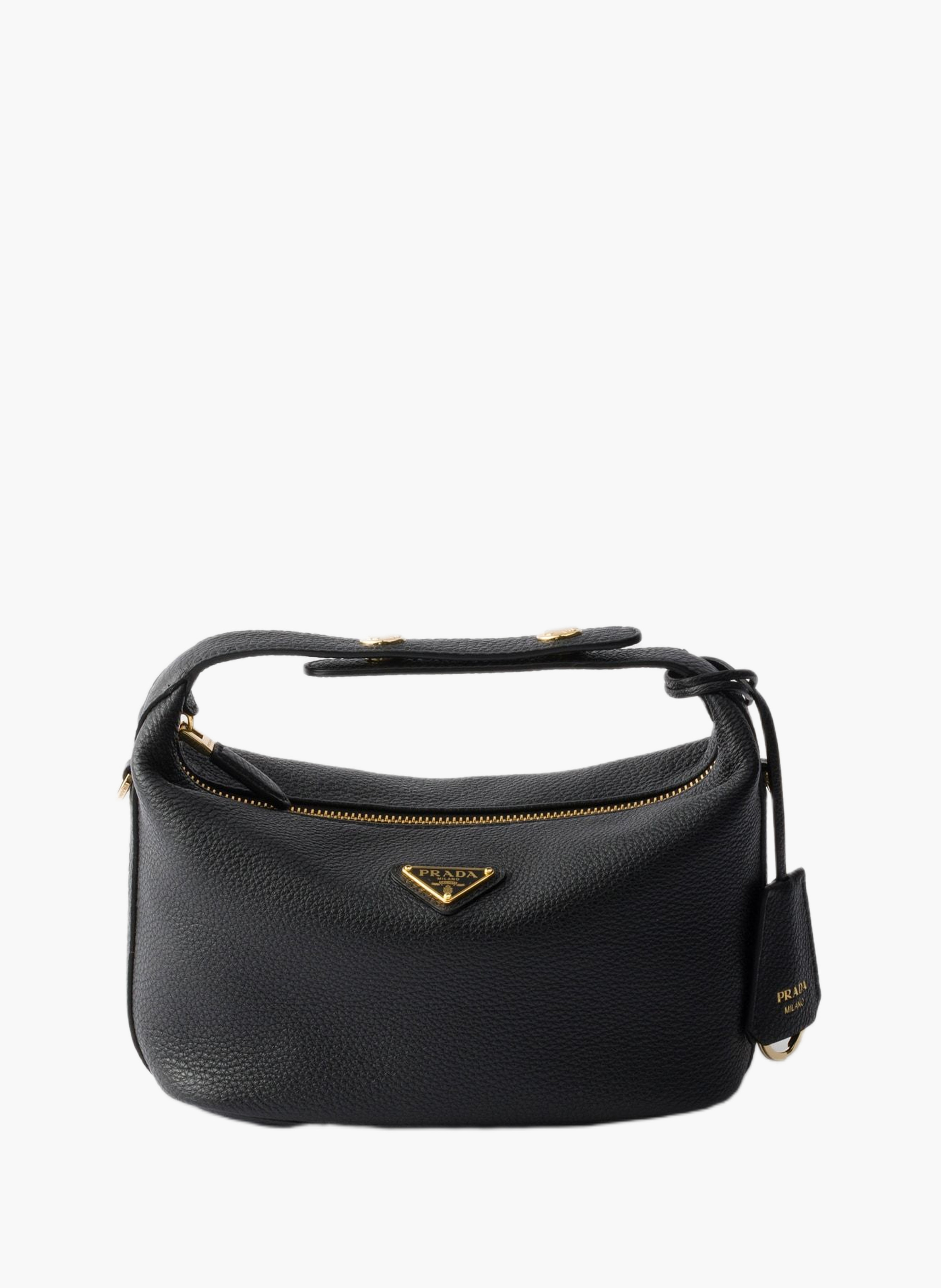 Mini sac prada chérie en cuir PRADA Noir