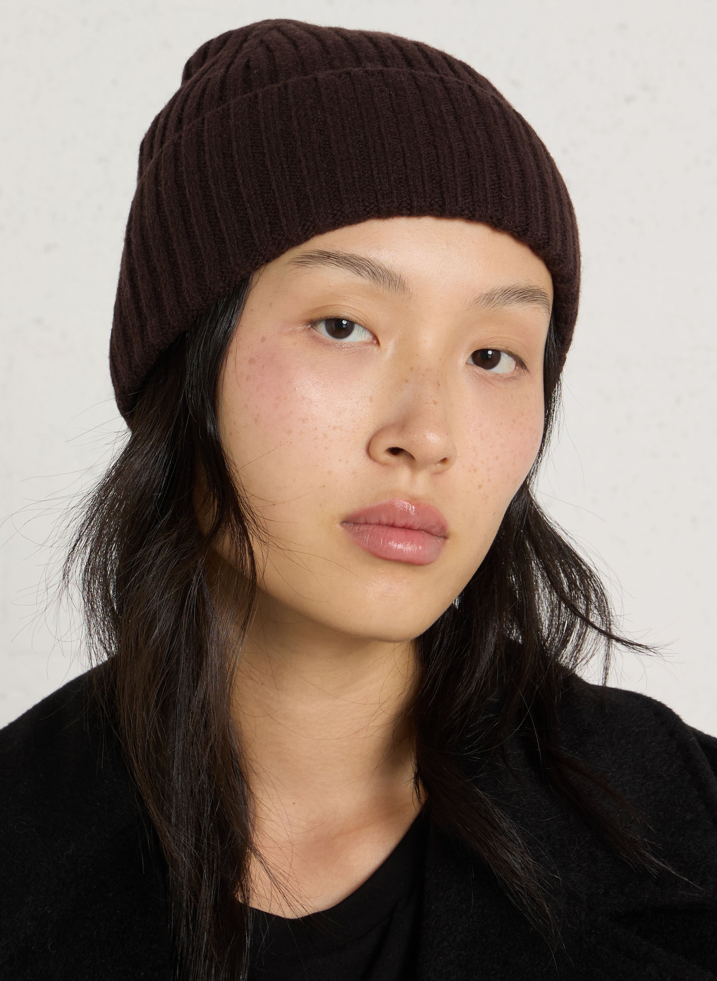 Bonnet en laine greg MAISON 123 Marron