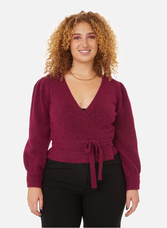 Alpha alpaca and wool-blend cardigan Pink by GESTUZ GESTUZ Alpha alpaca and wool-blend cardigan Pink