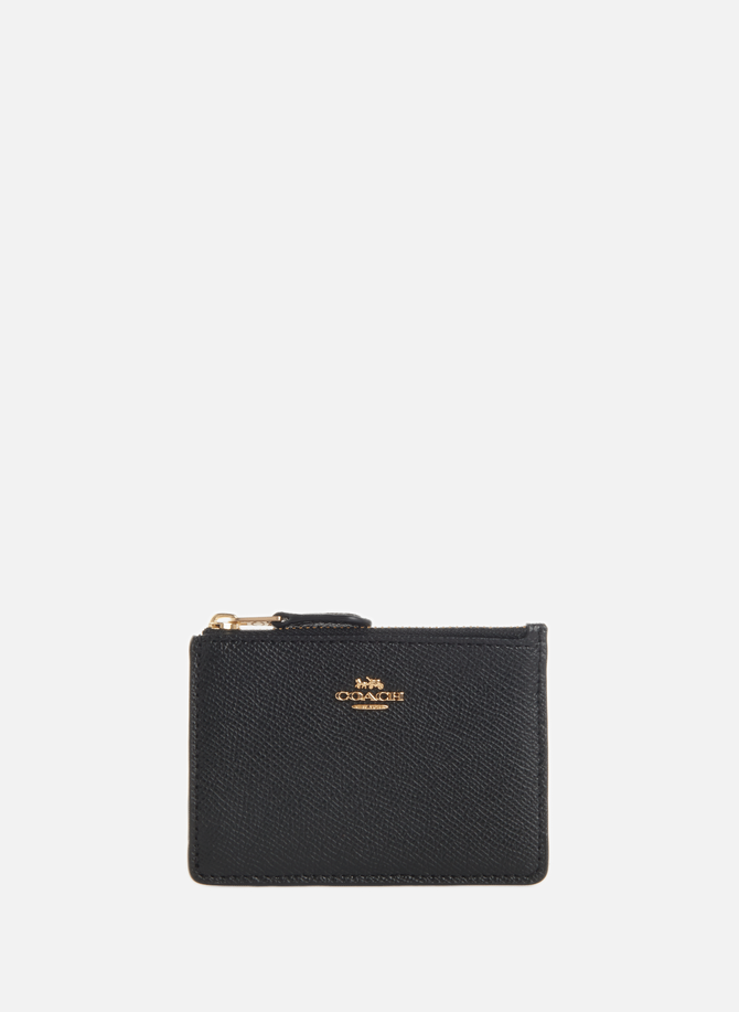 Leather card holder COACH