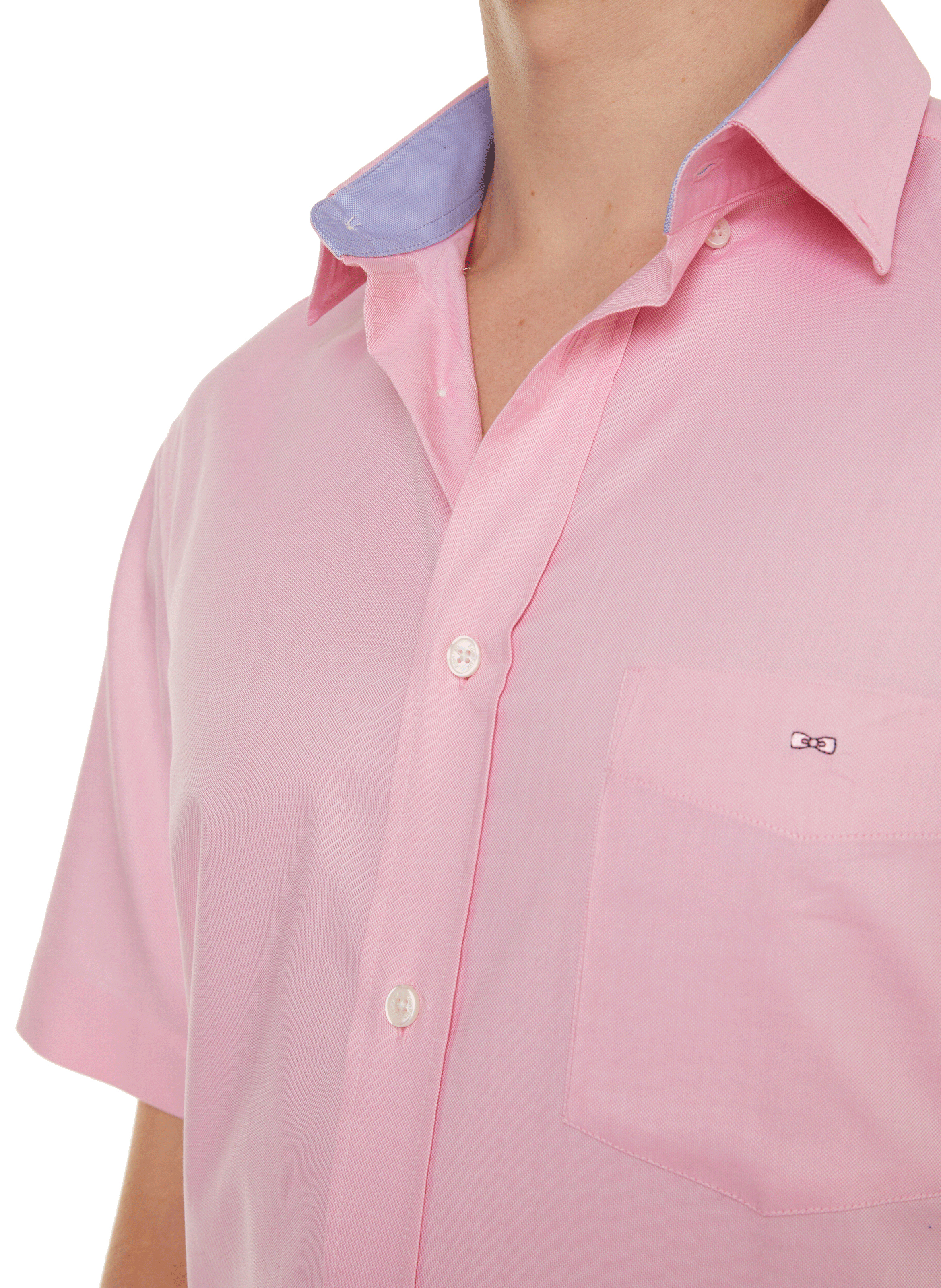 Short-sleeved cotton shirt EDEN PARK Multicolour