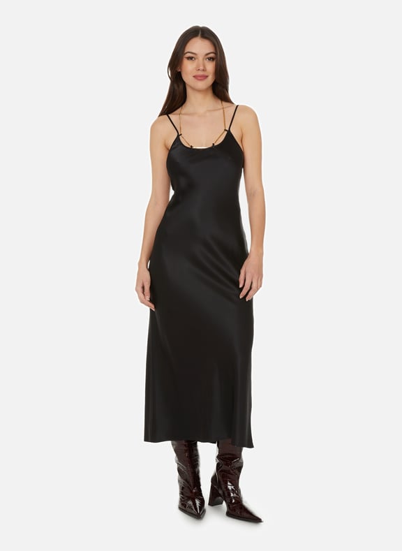 Alexander wang satin dress best sale