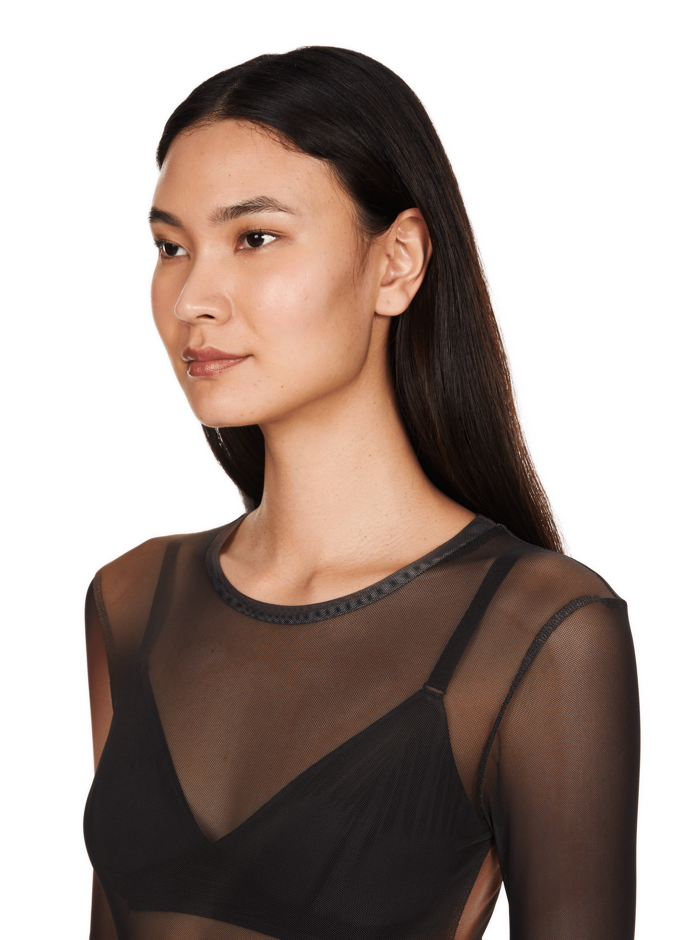 Body manches longues en mesh imprimé Sibody SAISON 1865 Multicolore