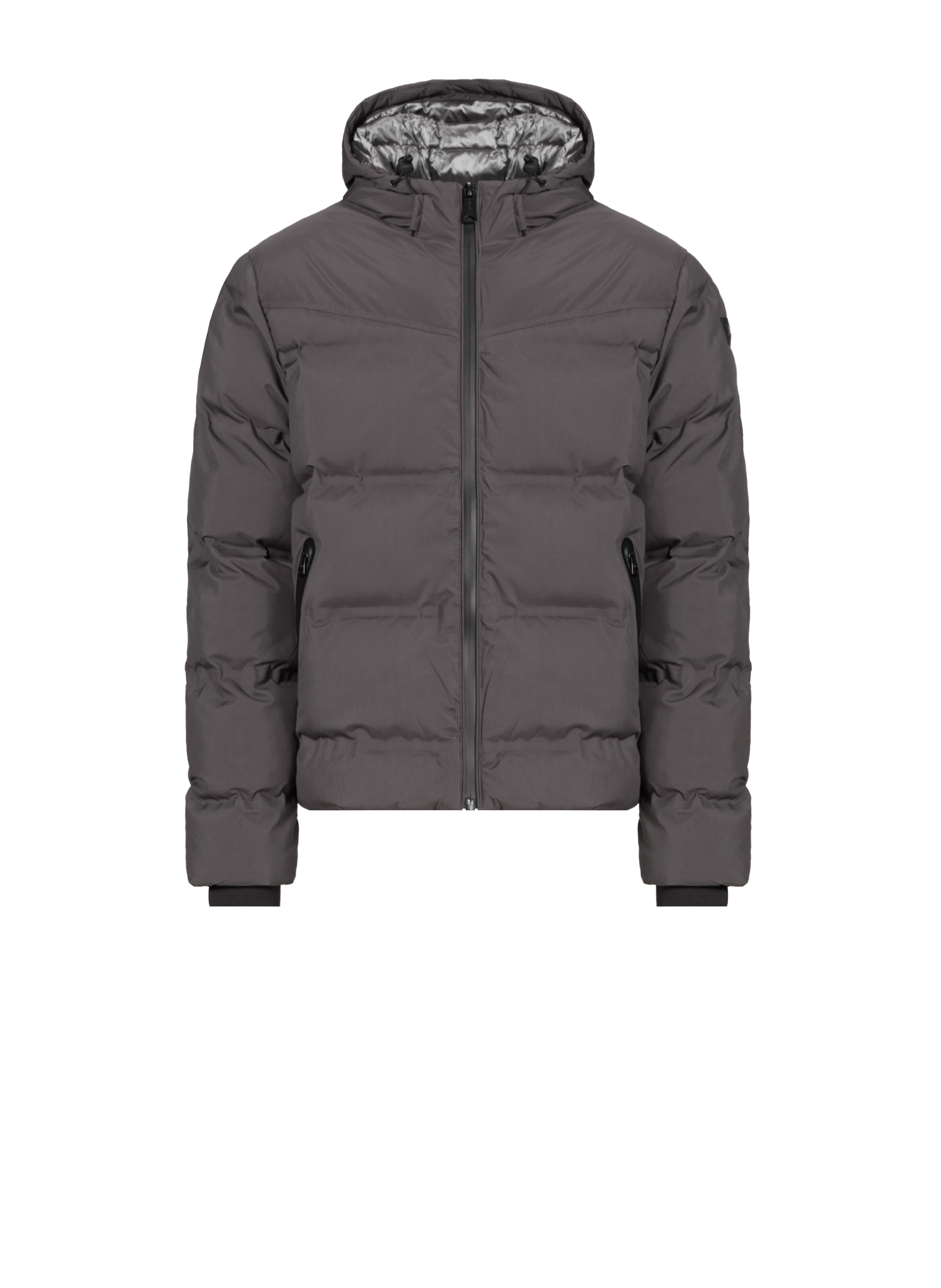 SCHOTT Doudoune à capuche Gris
