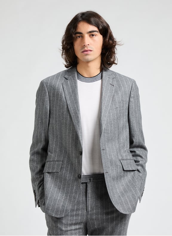 Striped Blazer Grey by HACKETT HACKETT Striped Blazer Grey